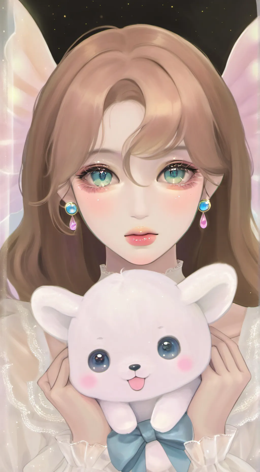 ai character: Luna background