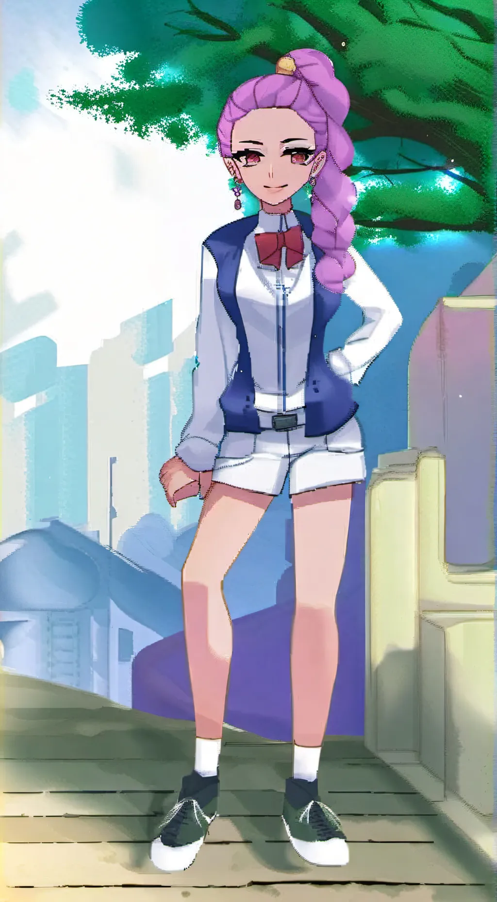 ai character: vc  famosa  background