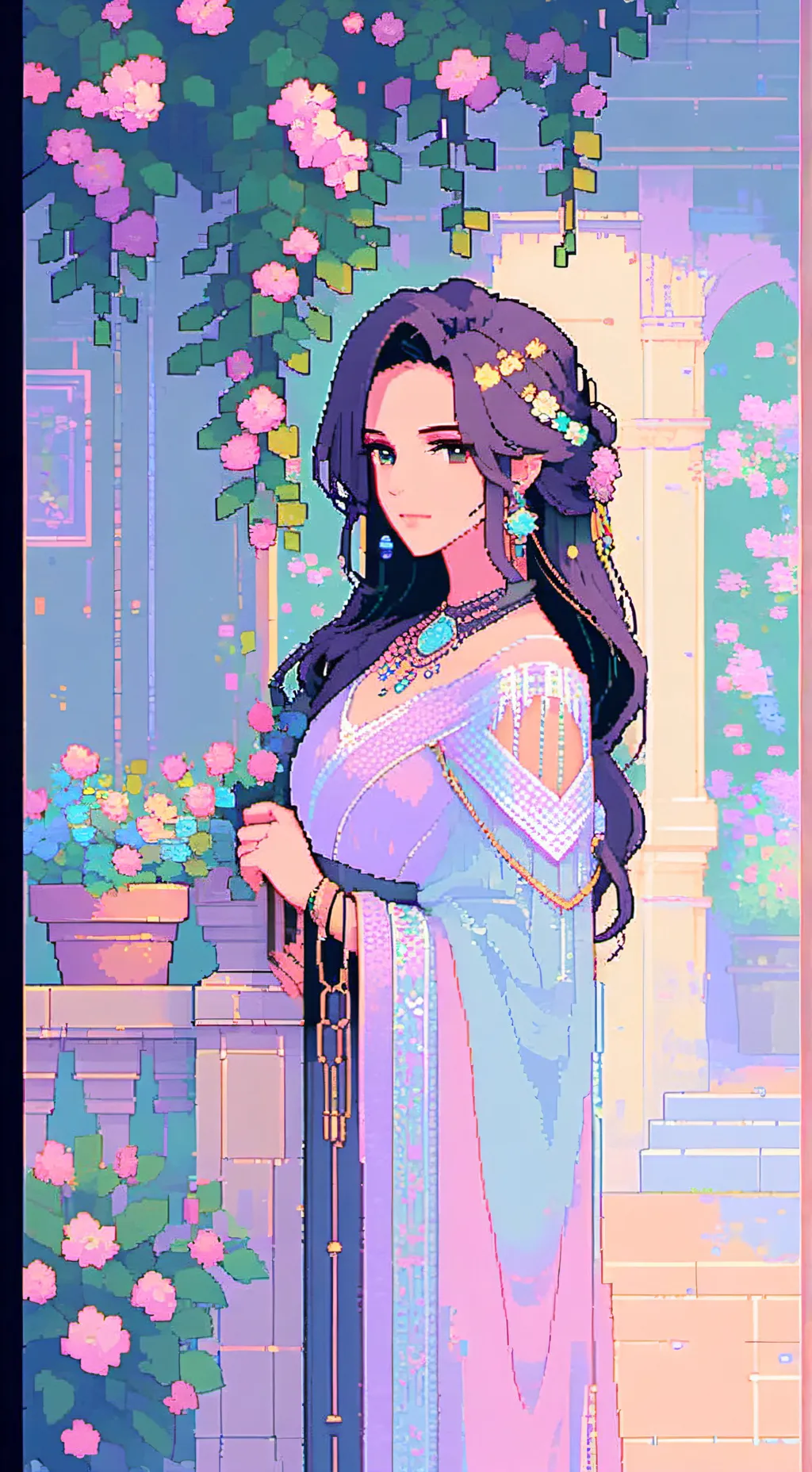 ai character: Sabrina Martin  background