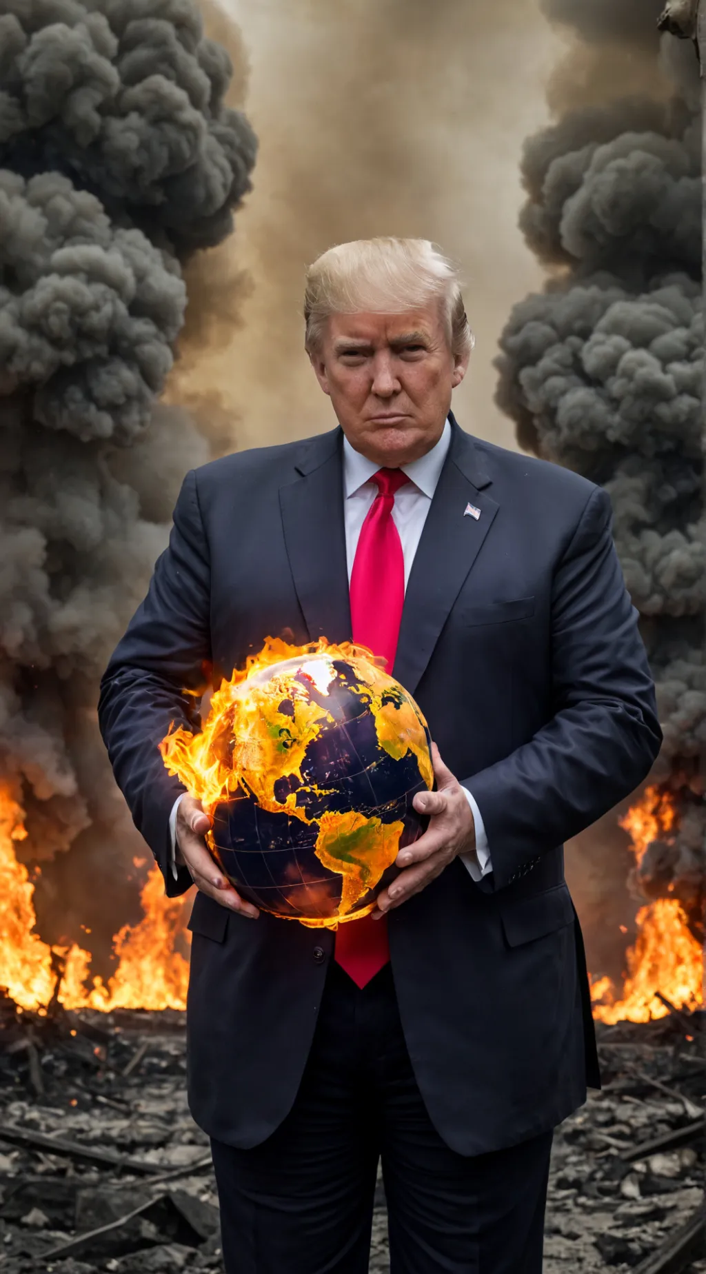 ai character: Trump the Tyrant background