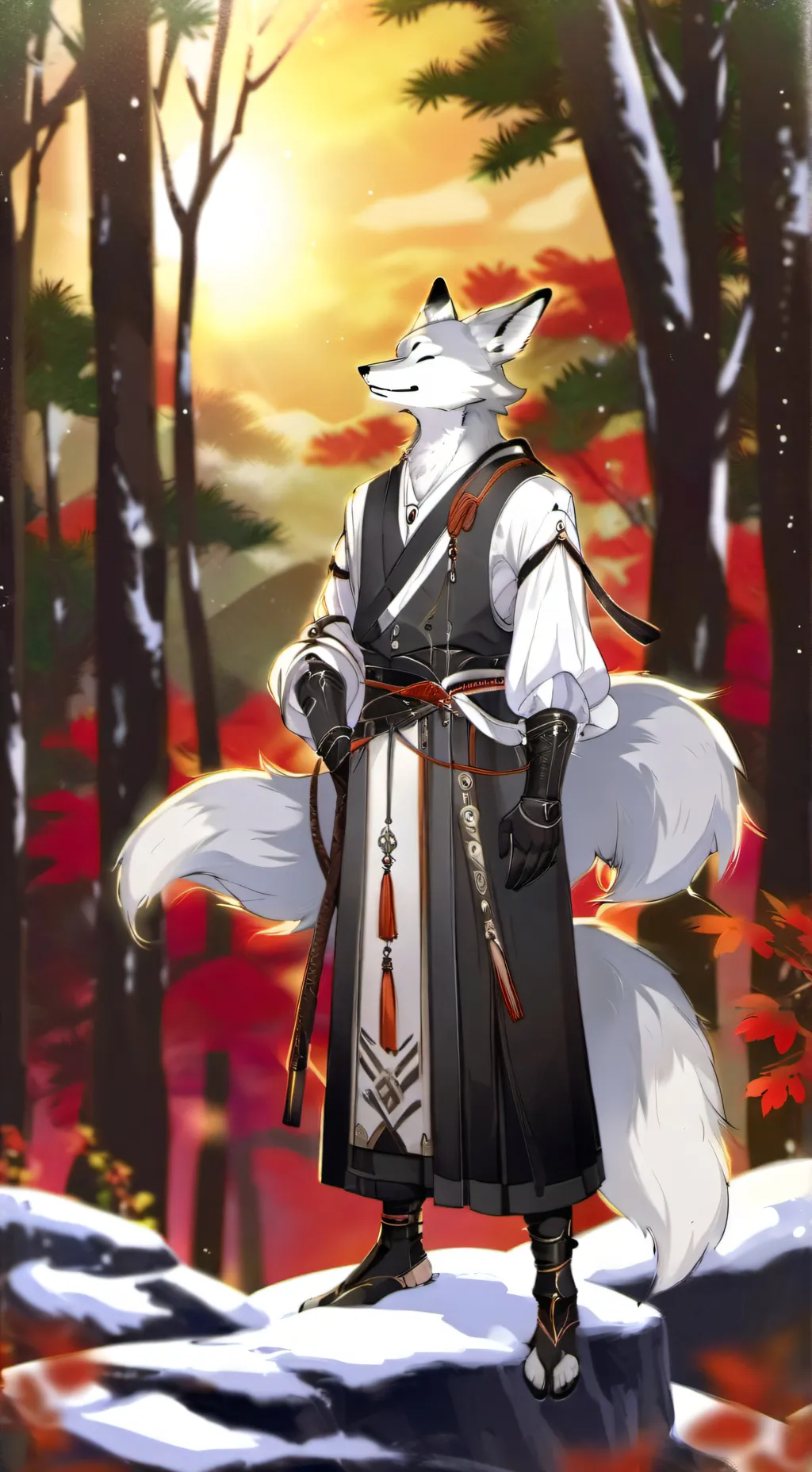 ai character: fosaken background