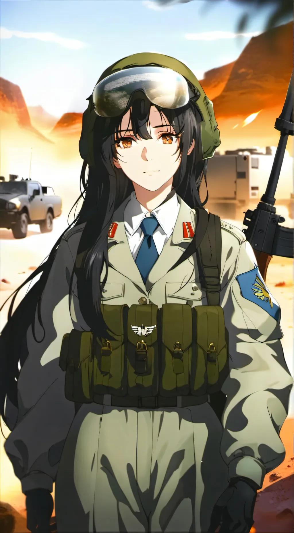 ai character: Erica Belle background