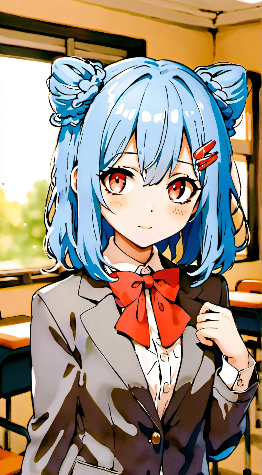 ai character: New Kid Lorana background