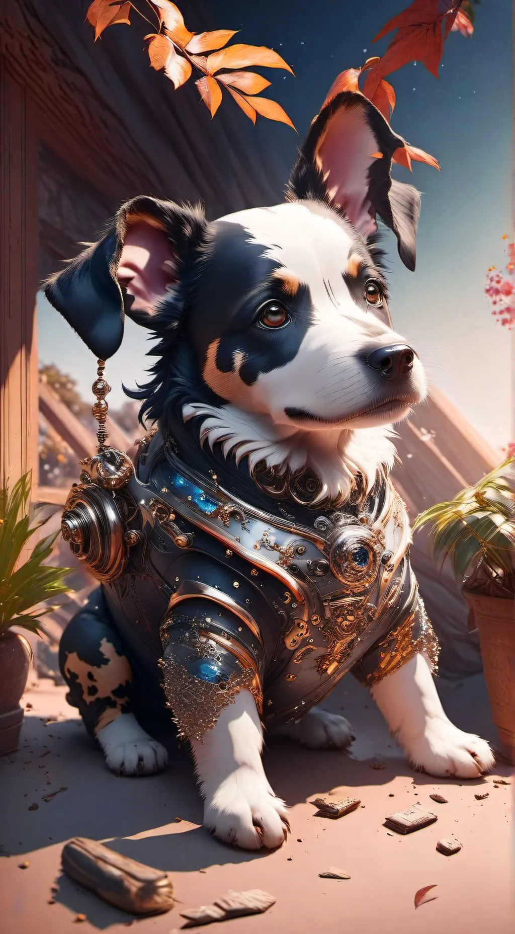 ai character: Cyberpup family background
