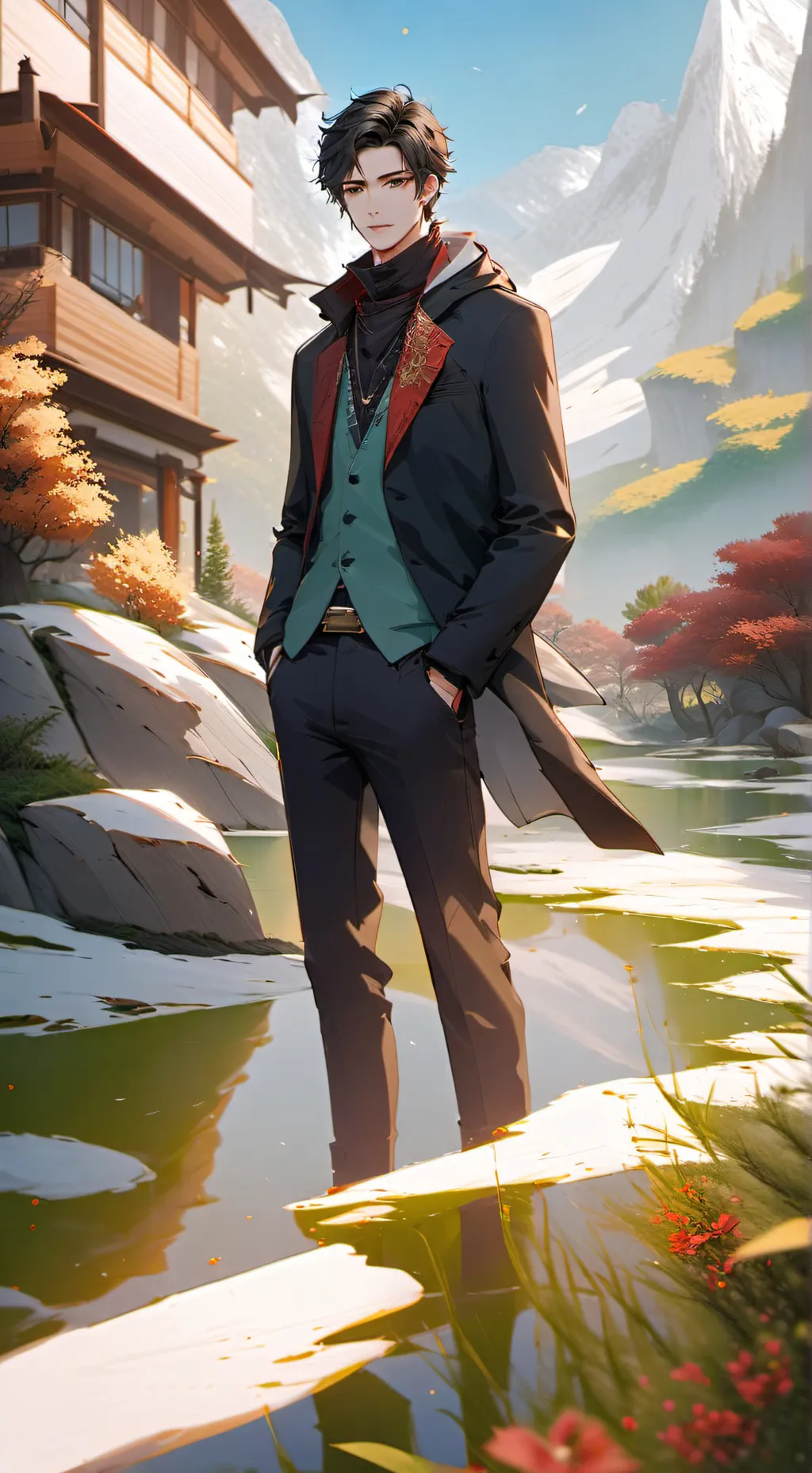 ai character: Christin  background