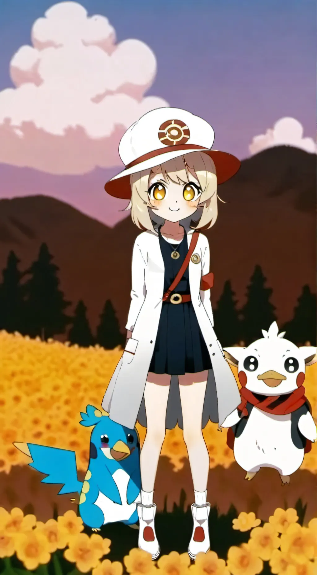 ai character: treinadora background