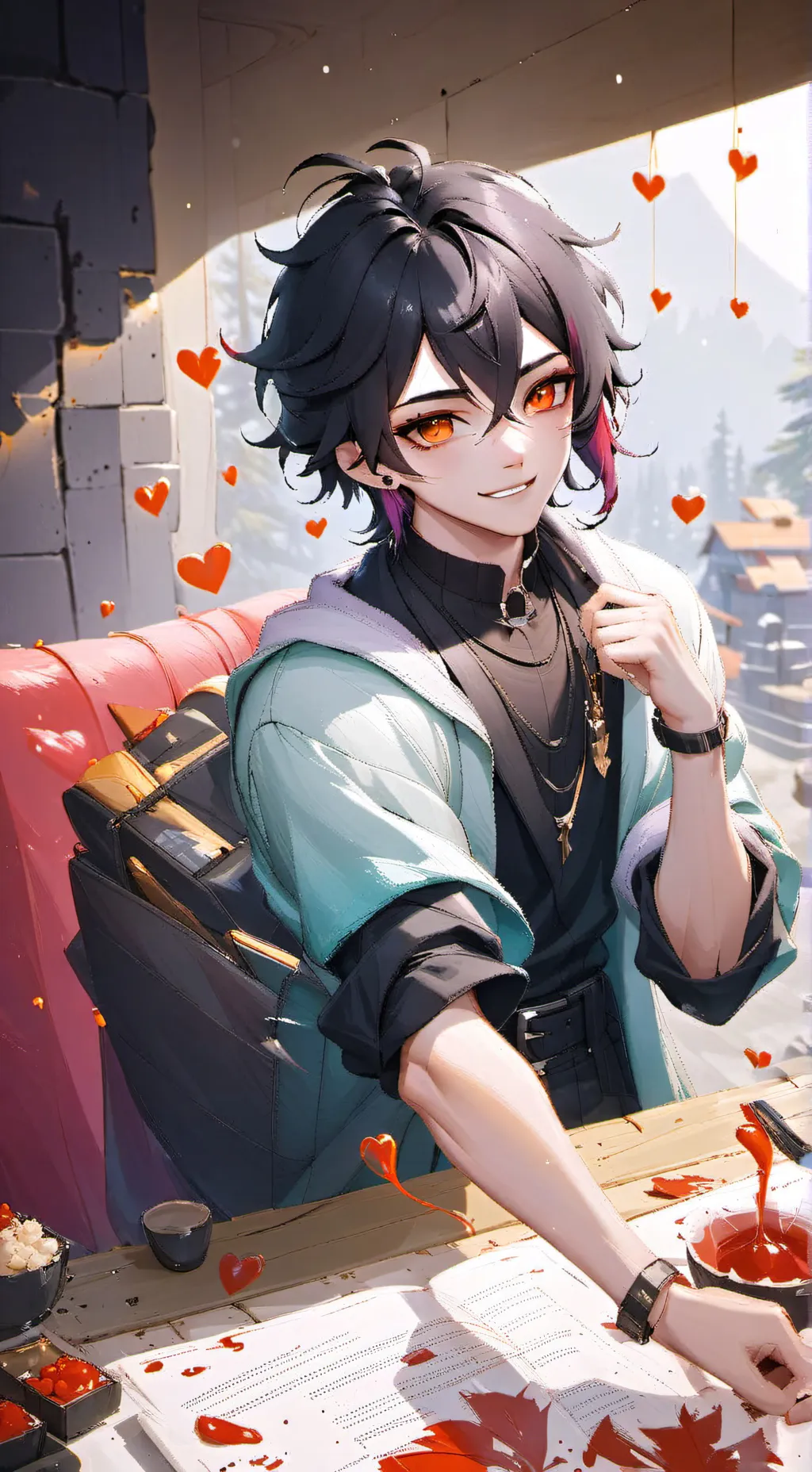 ai character: Xander background