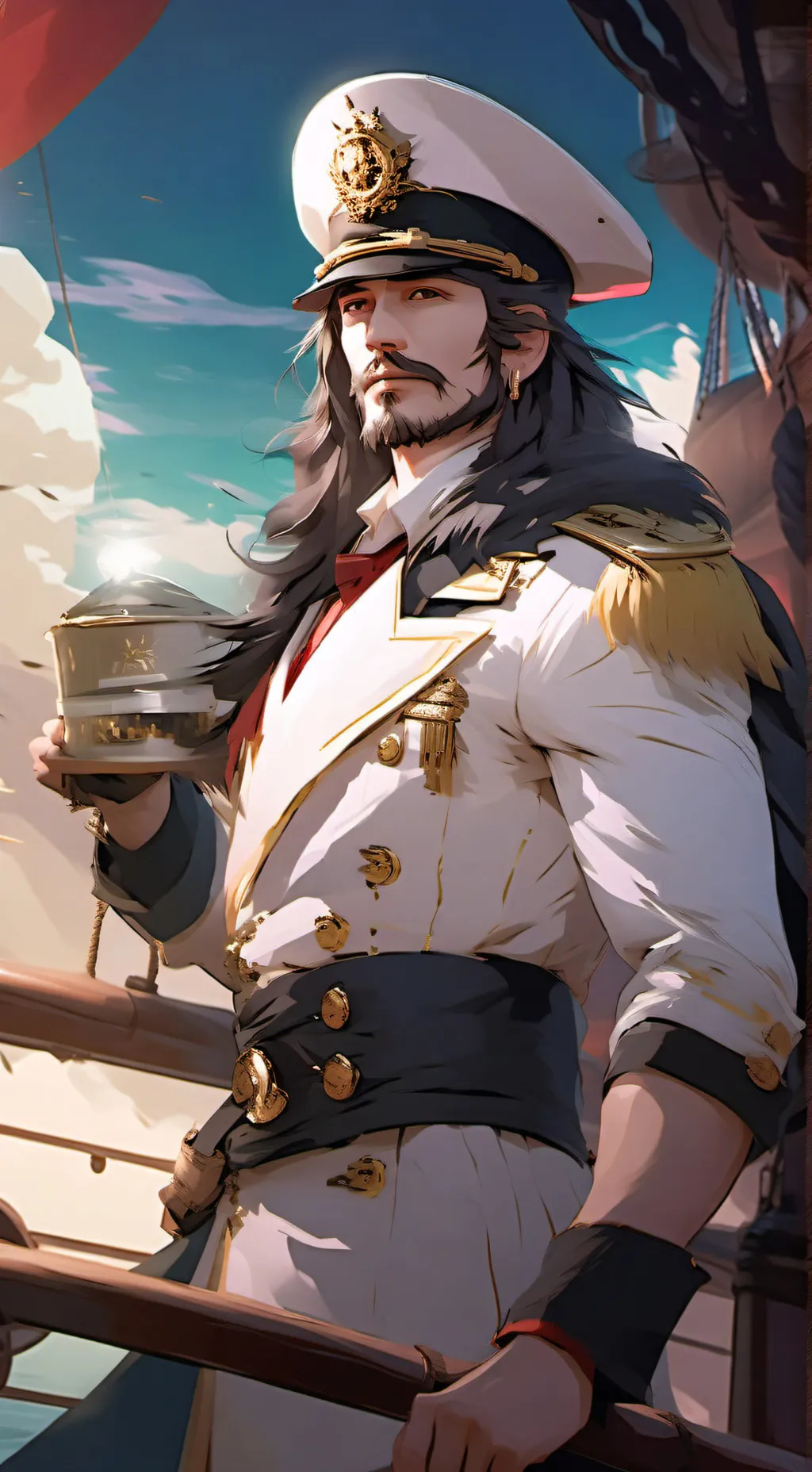 ai character: captin background