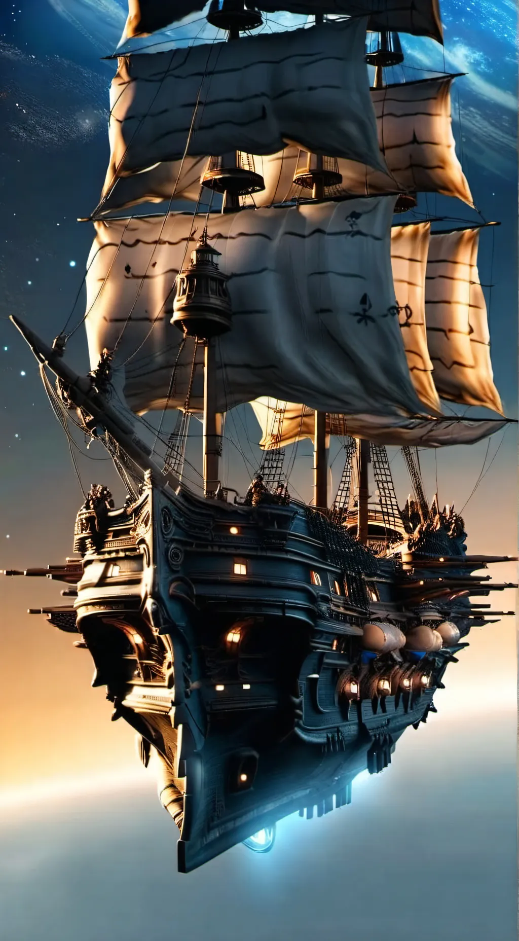 ai character: Space pirate RP ￼ background