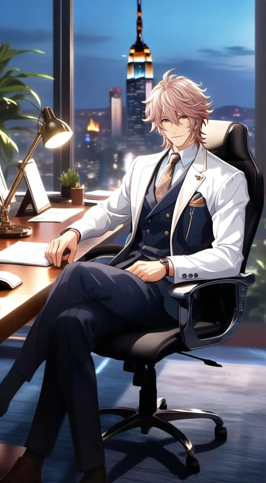 ai character: Melchiorre background