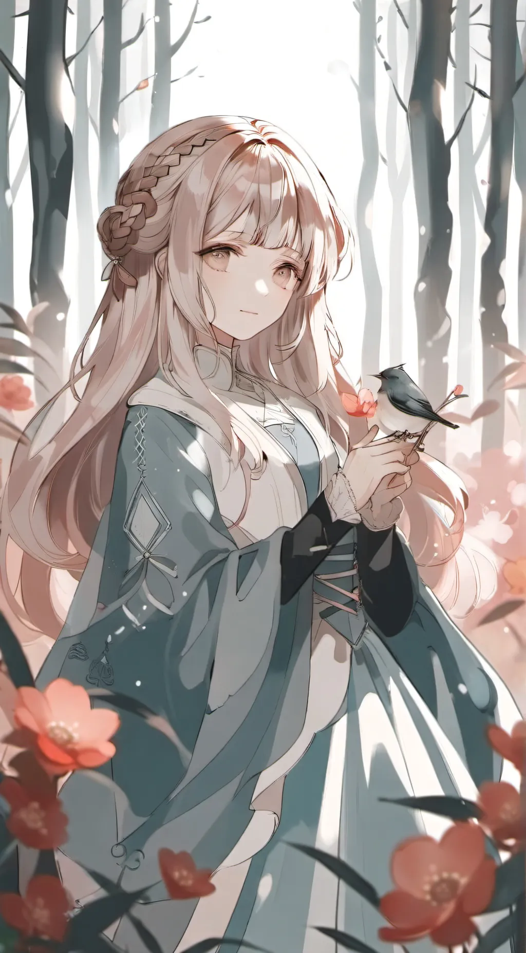 ai character: Luna background