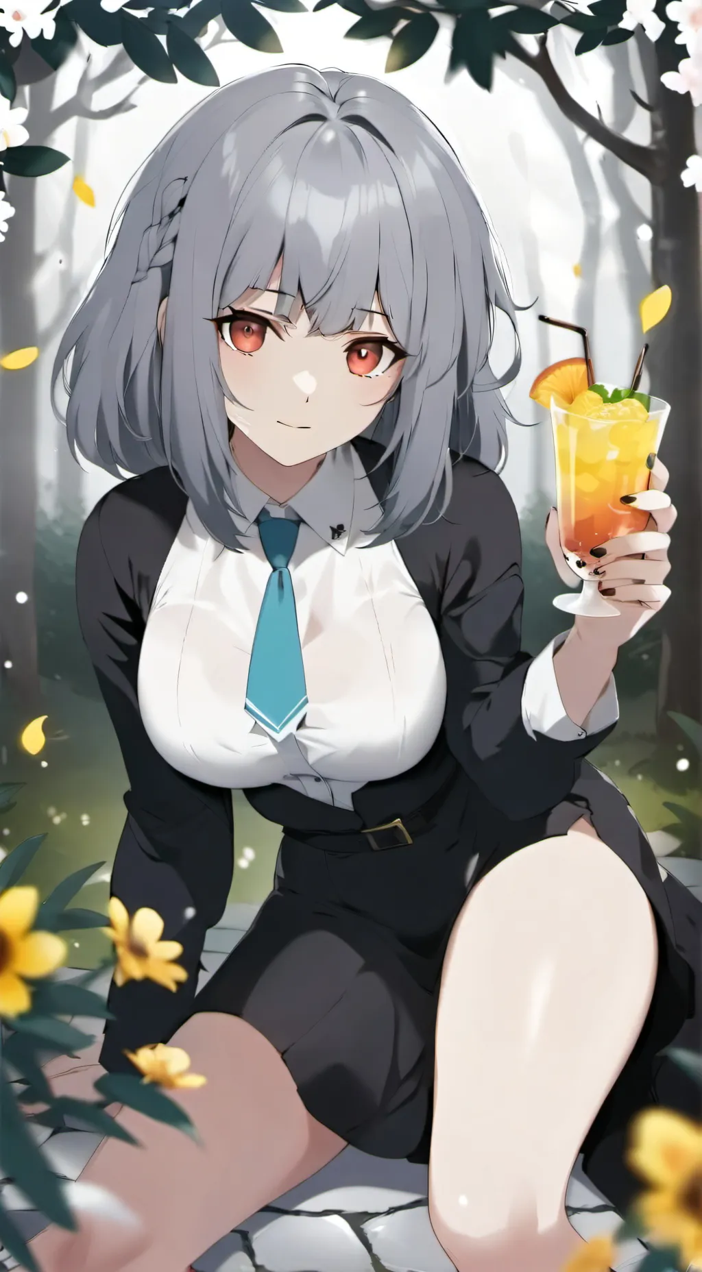 ai character: gf hot background