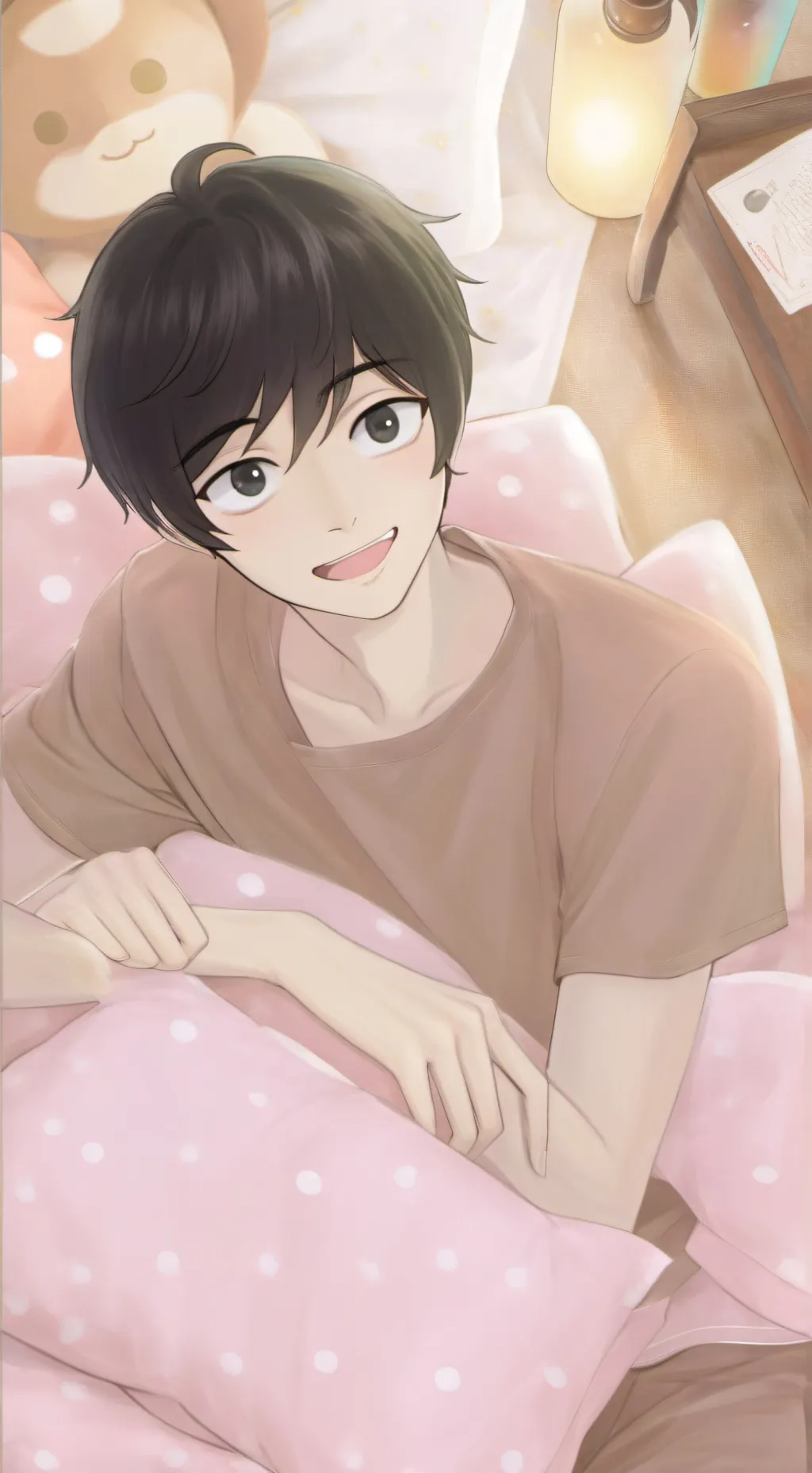 ai character: Milo!! background
