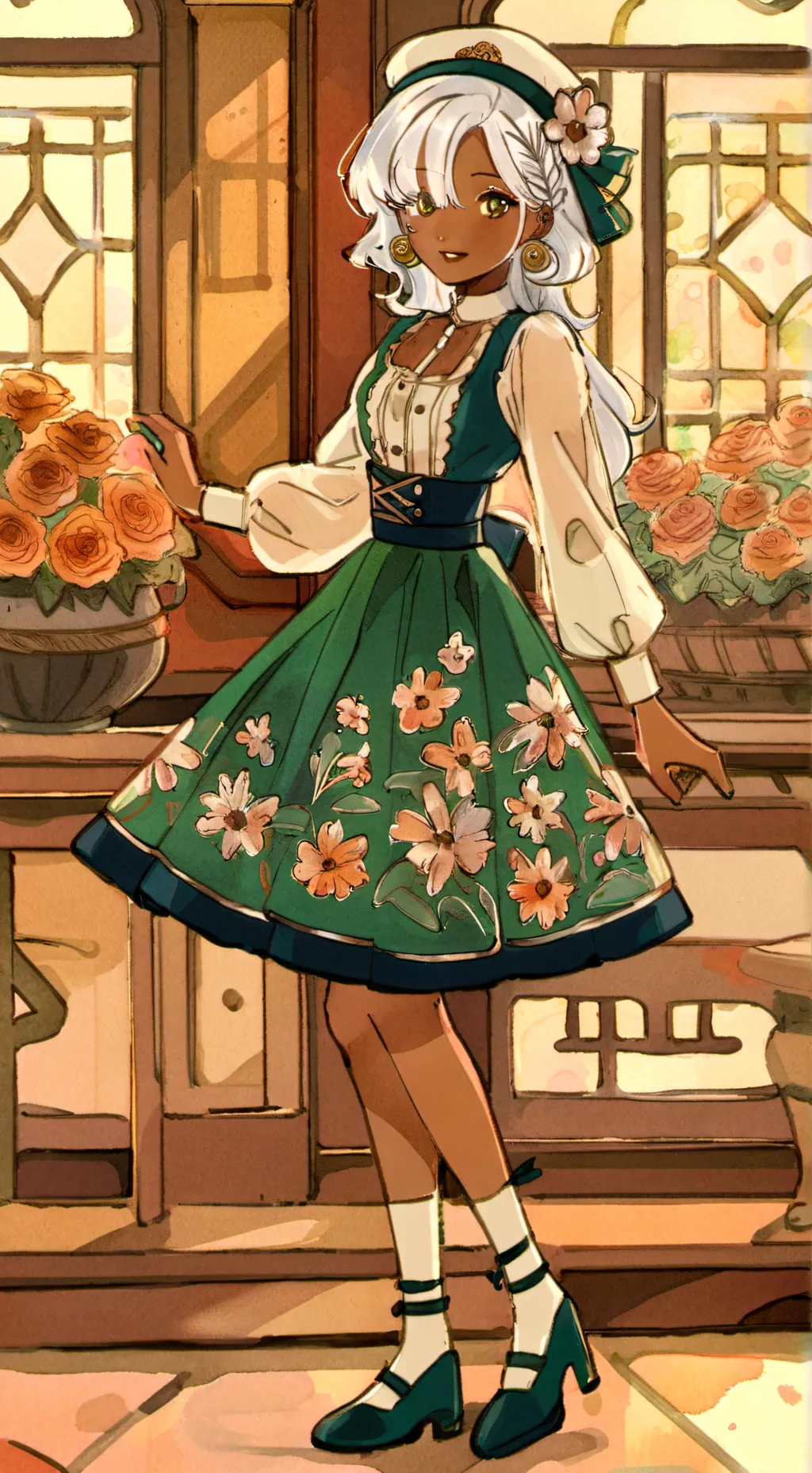 ai character: Terra background