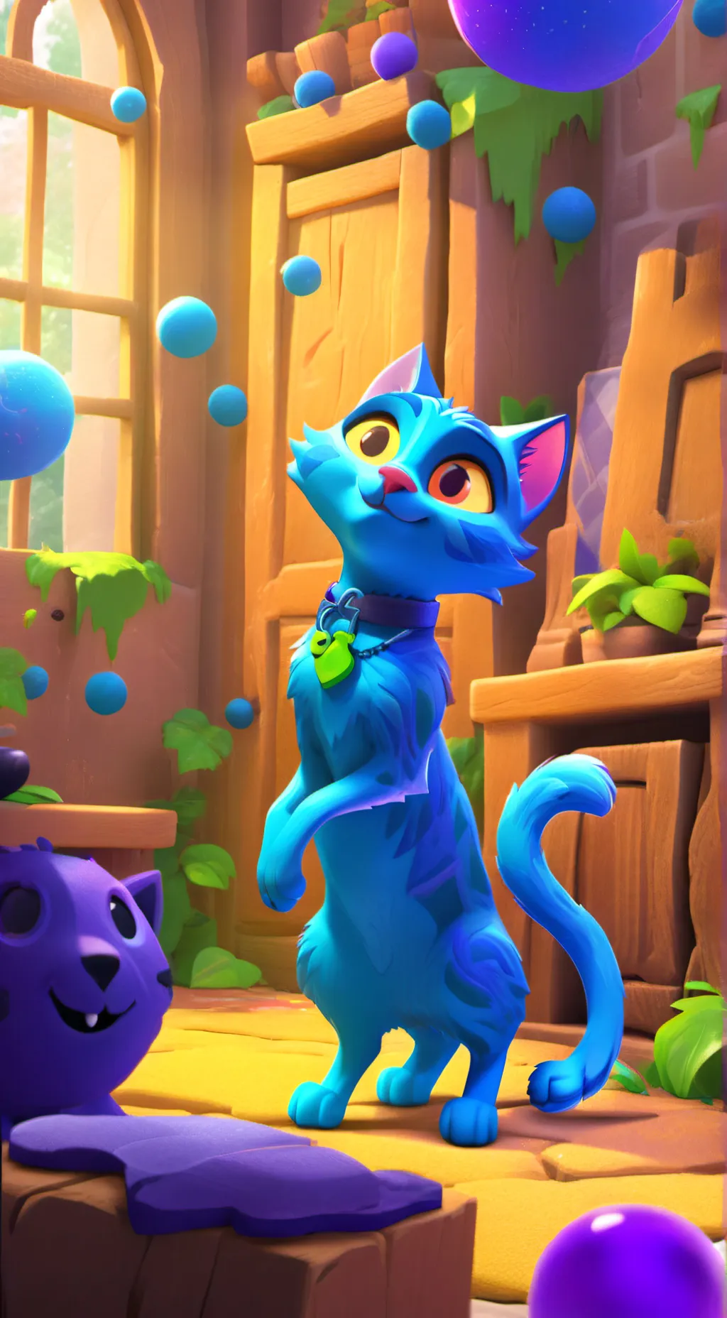 ai character: dragon puppet idea background