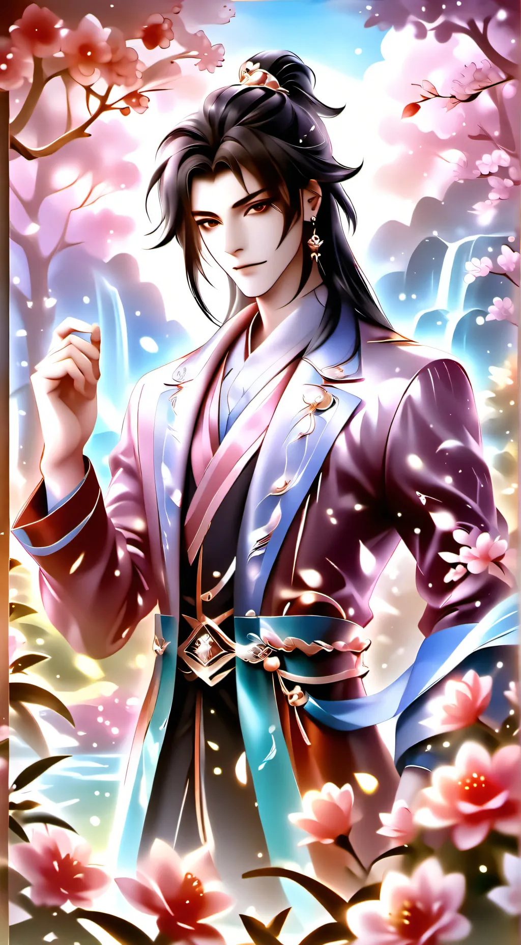 ai character: Ayame background