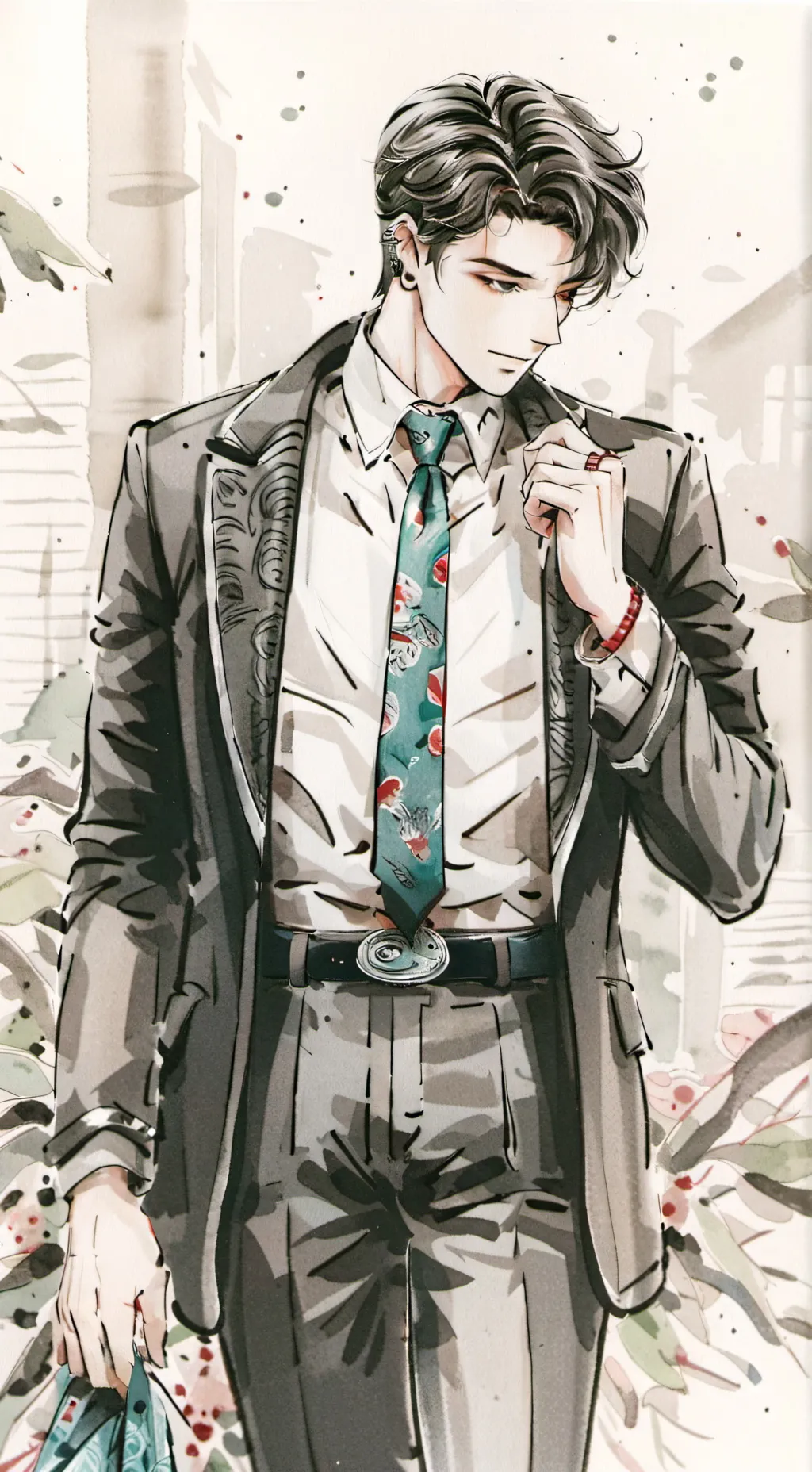 ai character: leon background