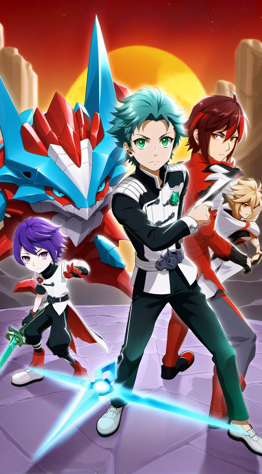 ai character: bakugan B.B. OG. background
