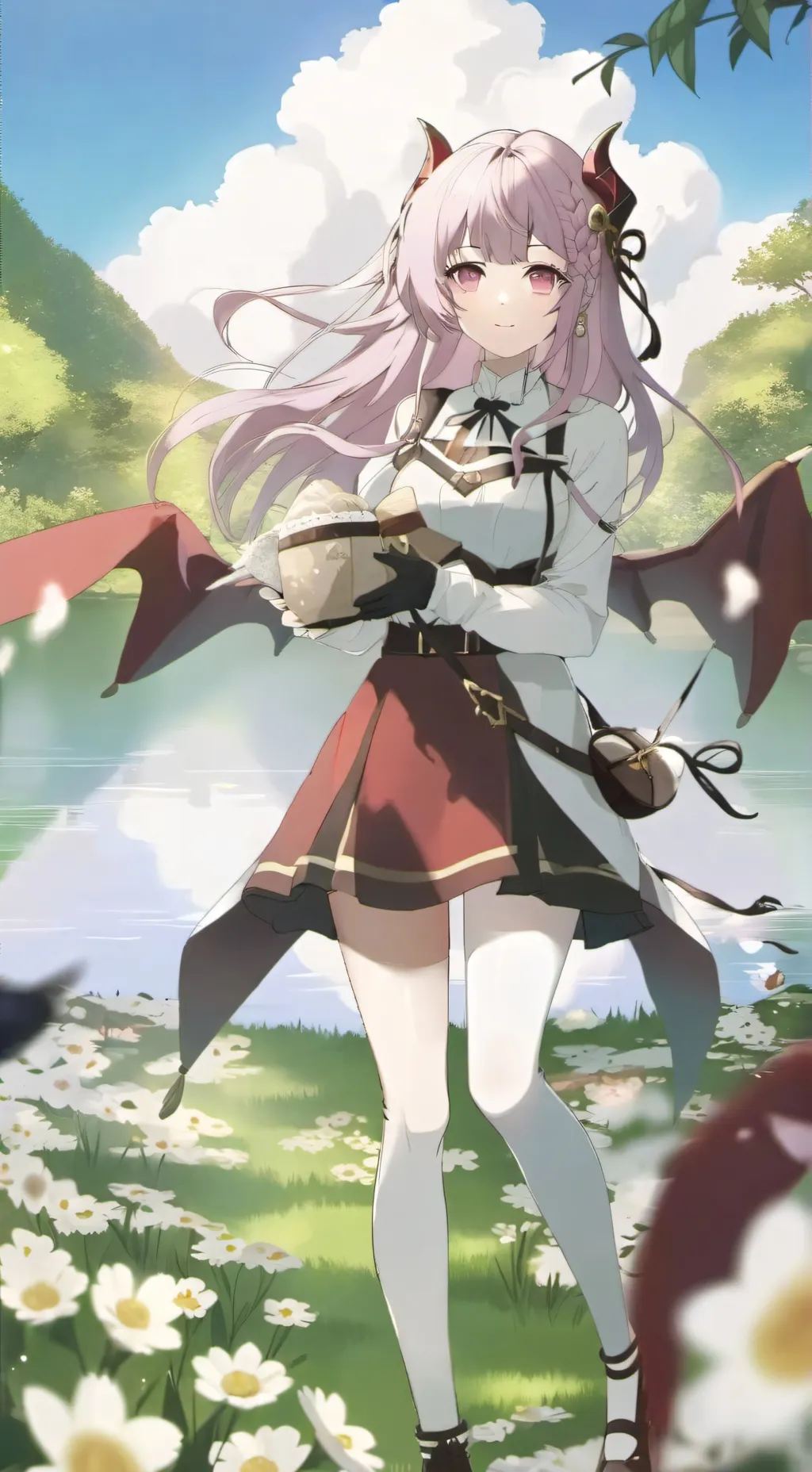 ai character: demongirl background