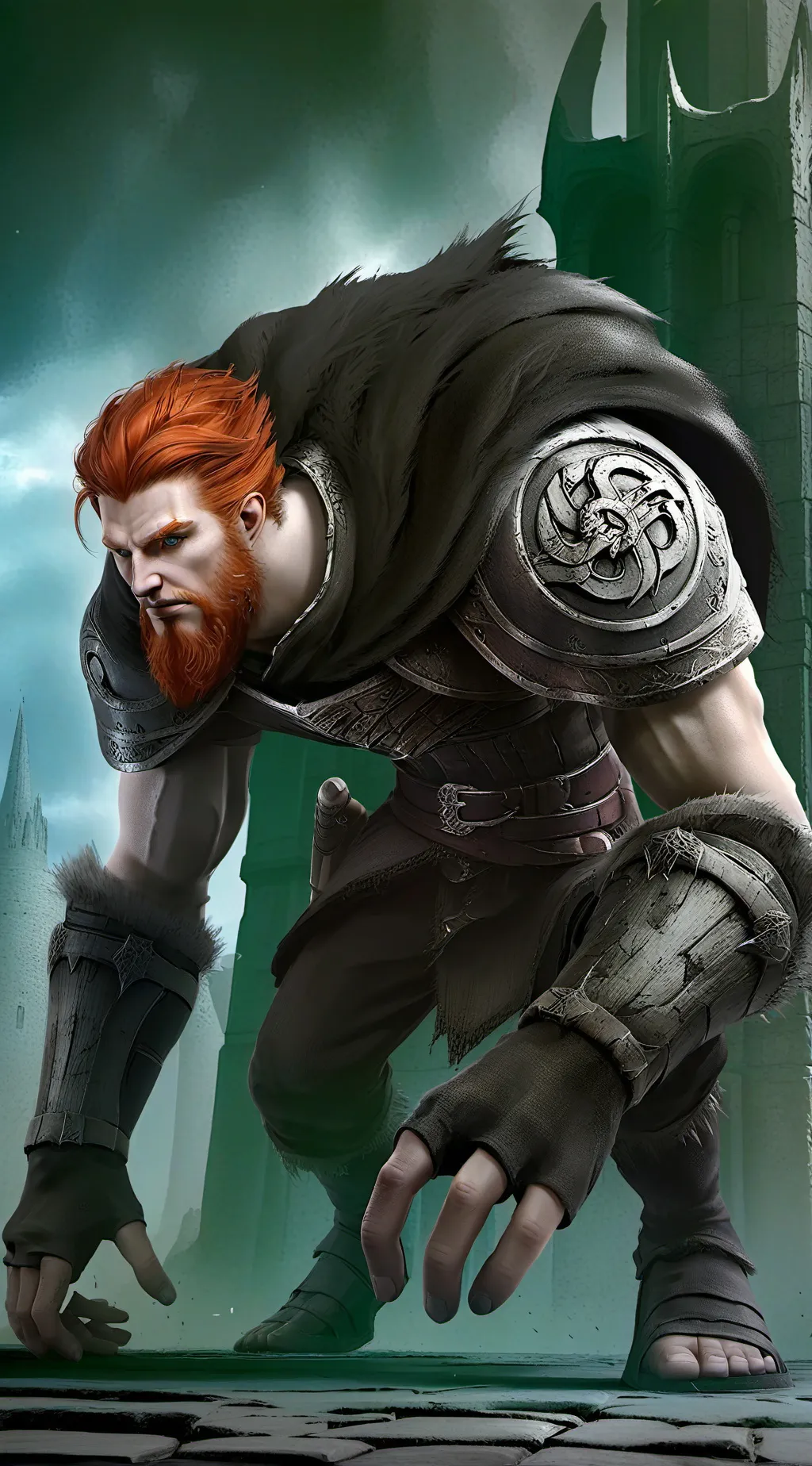 ai character: Giant background