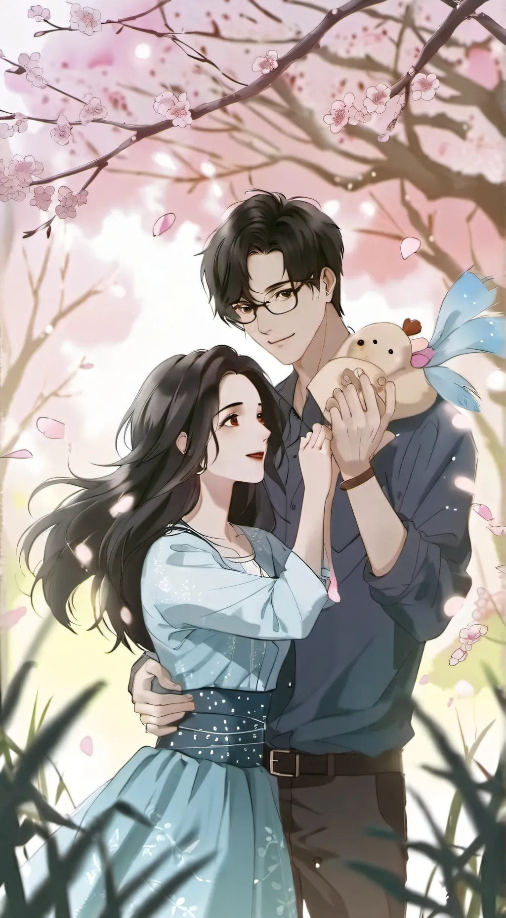 ai character: Gender reveal background