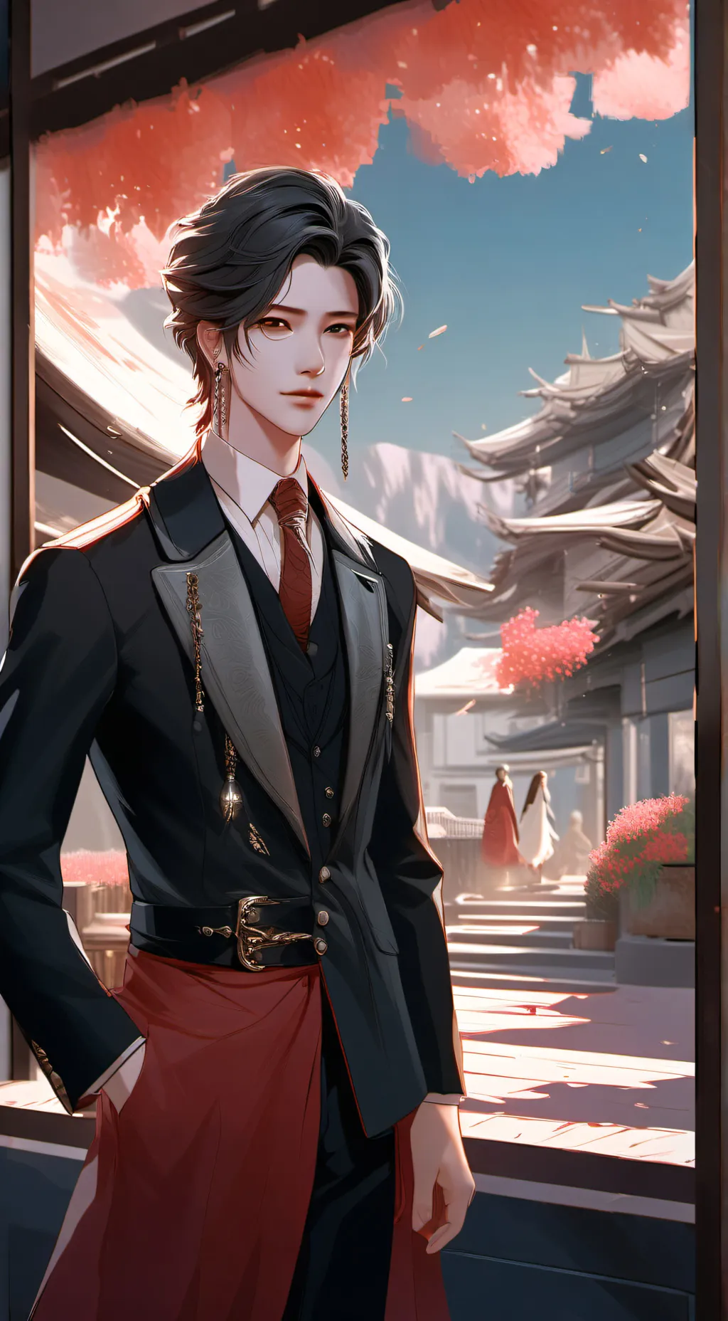 ai character: Liam  background