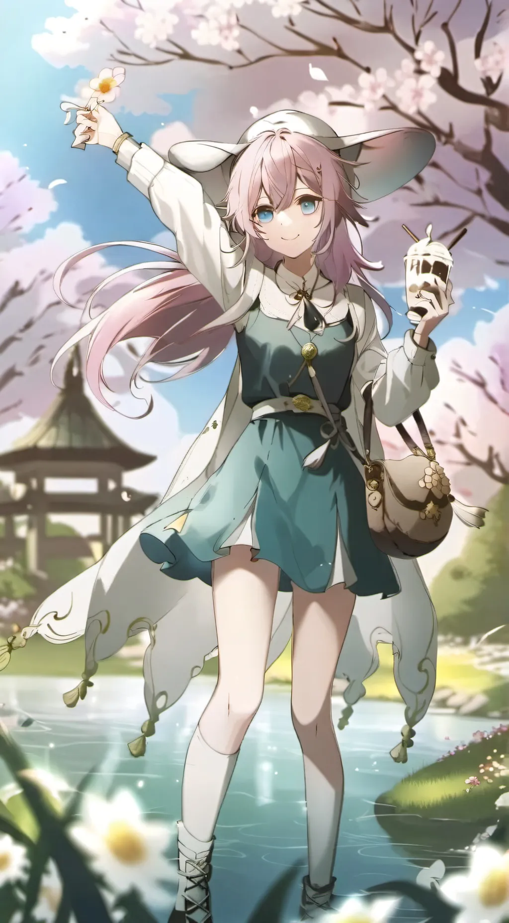 ai character: mean girl background