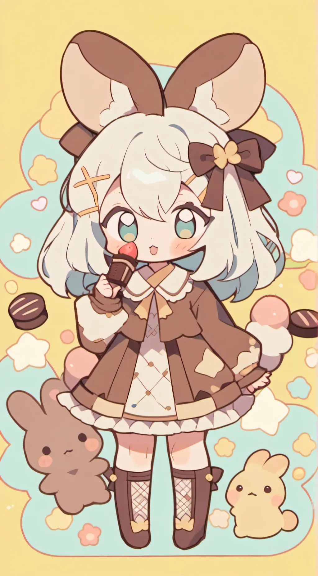 ai character: cocoa x background