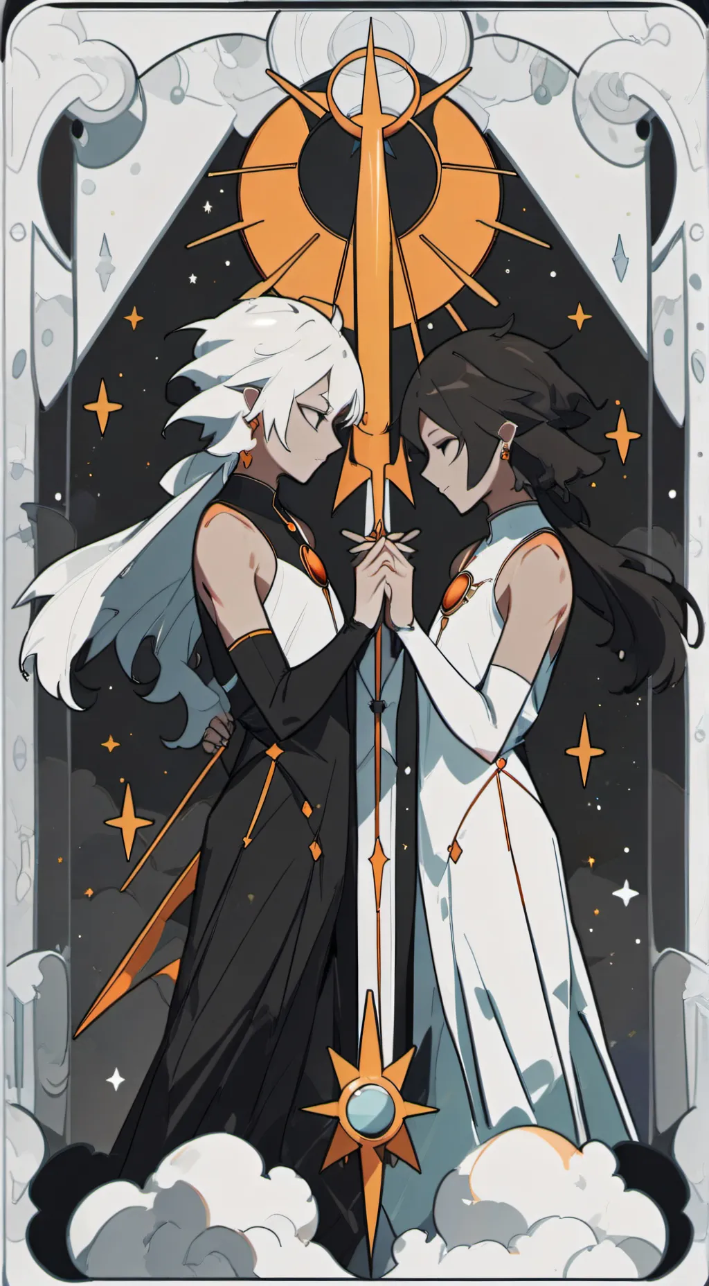 ai character: who's the real one background
