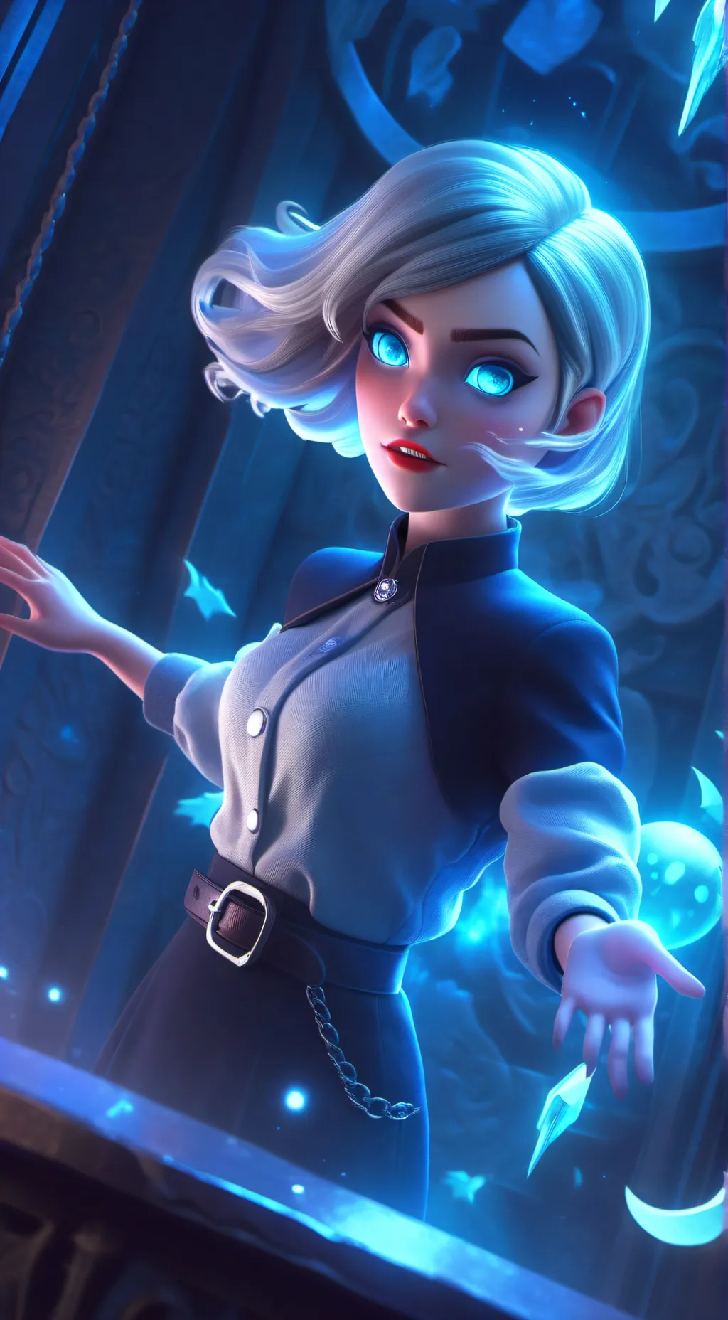 ai character: Izumi background