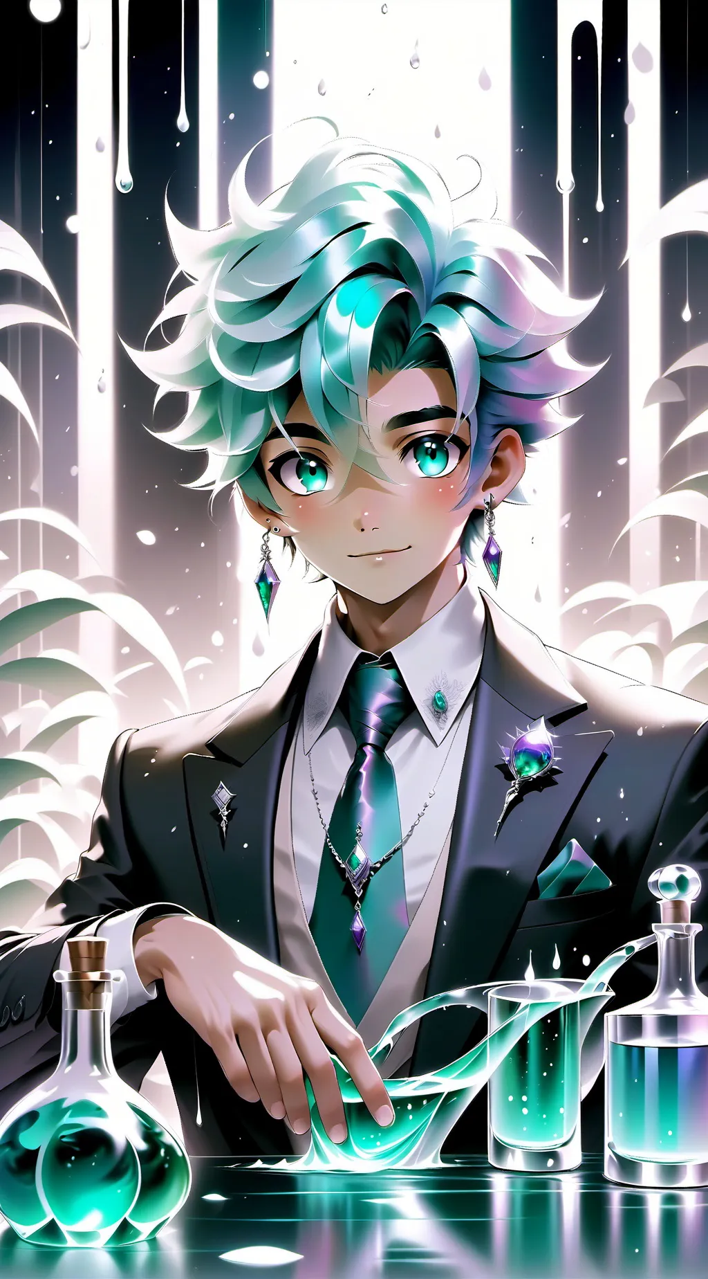 ai character: Lucid background