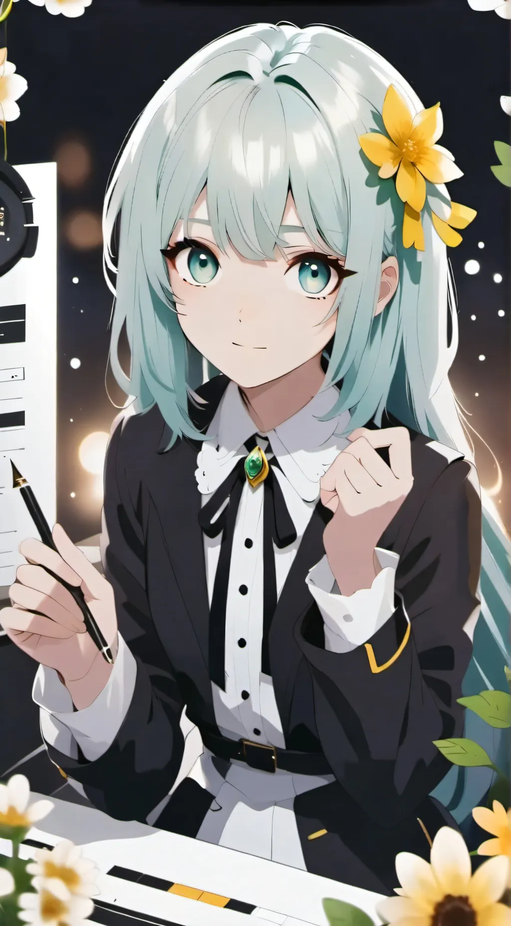 ai character: mha(Deku's sister) background