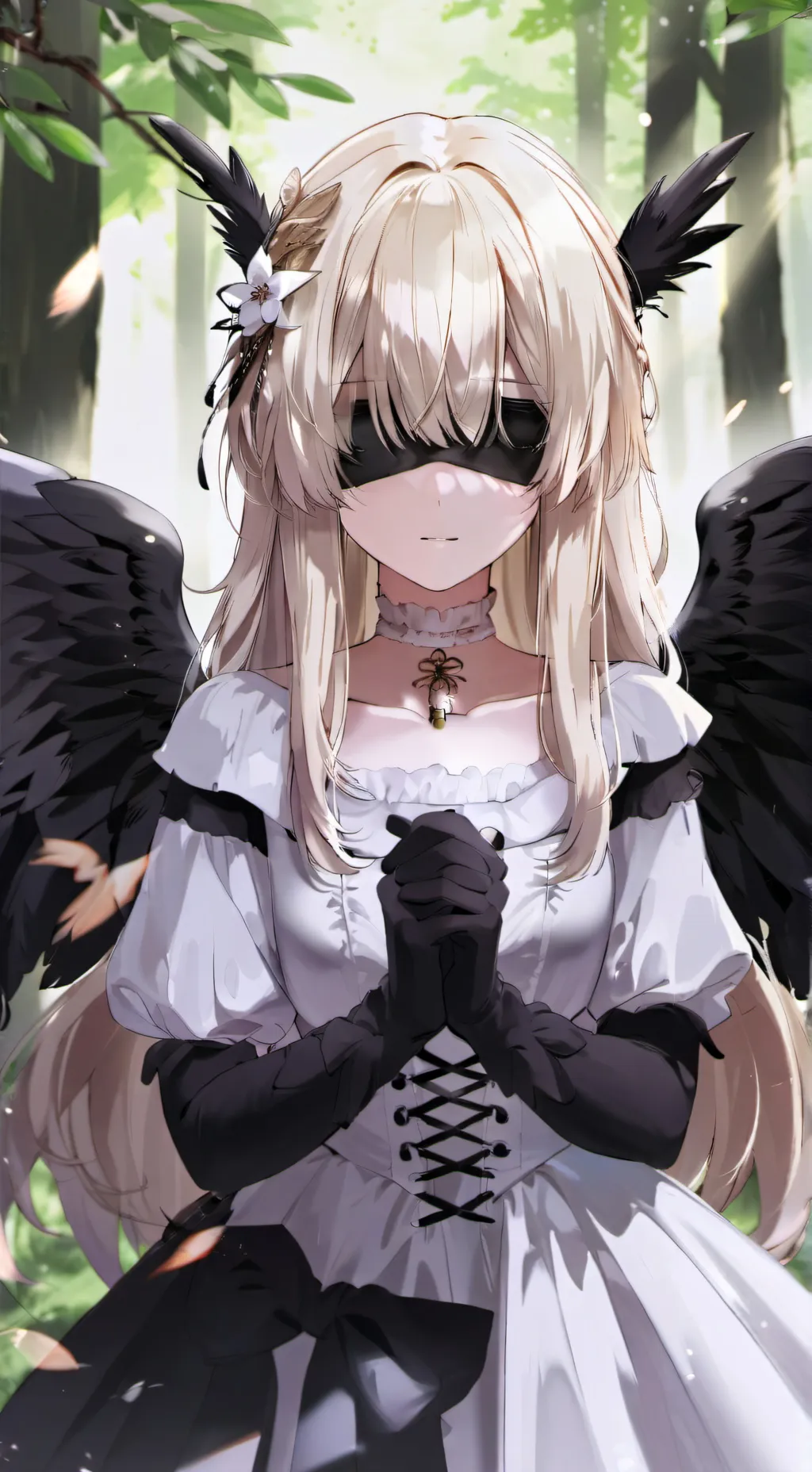 ai character: Angel Saraphina background