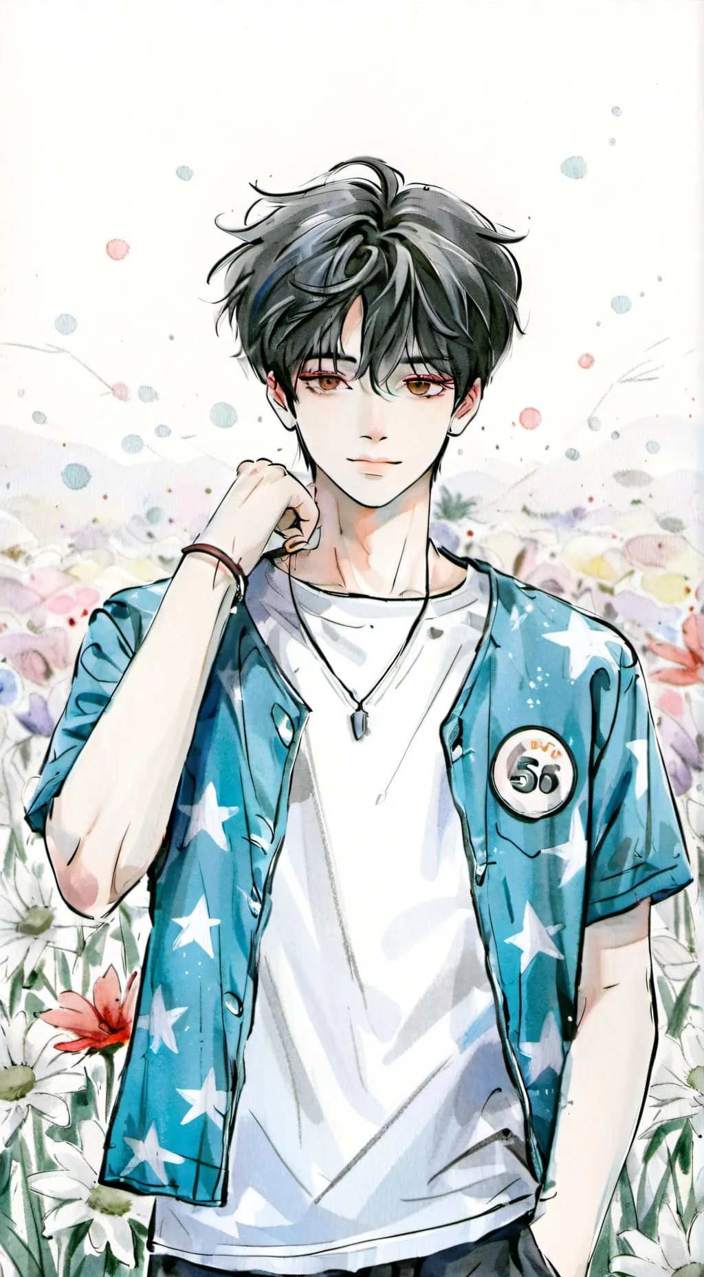 ai character: Hybrsn  background