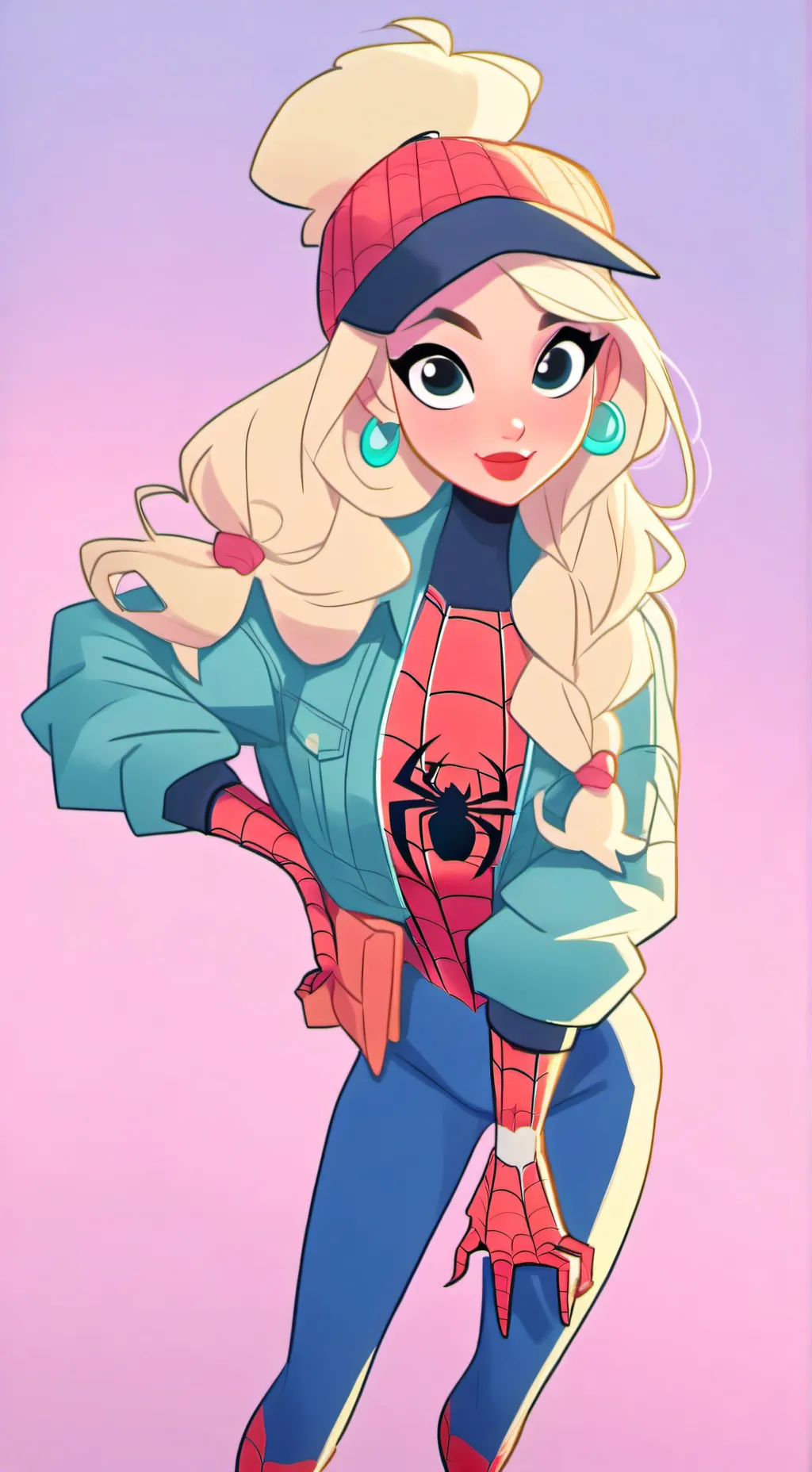 ai character: Spider-Girl background