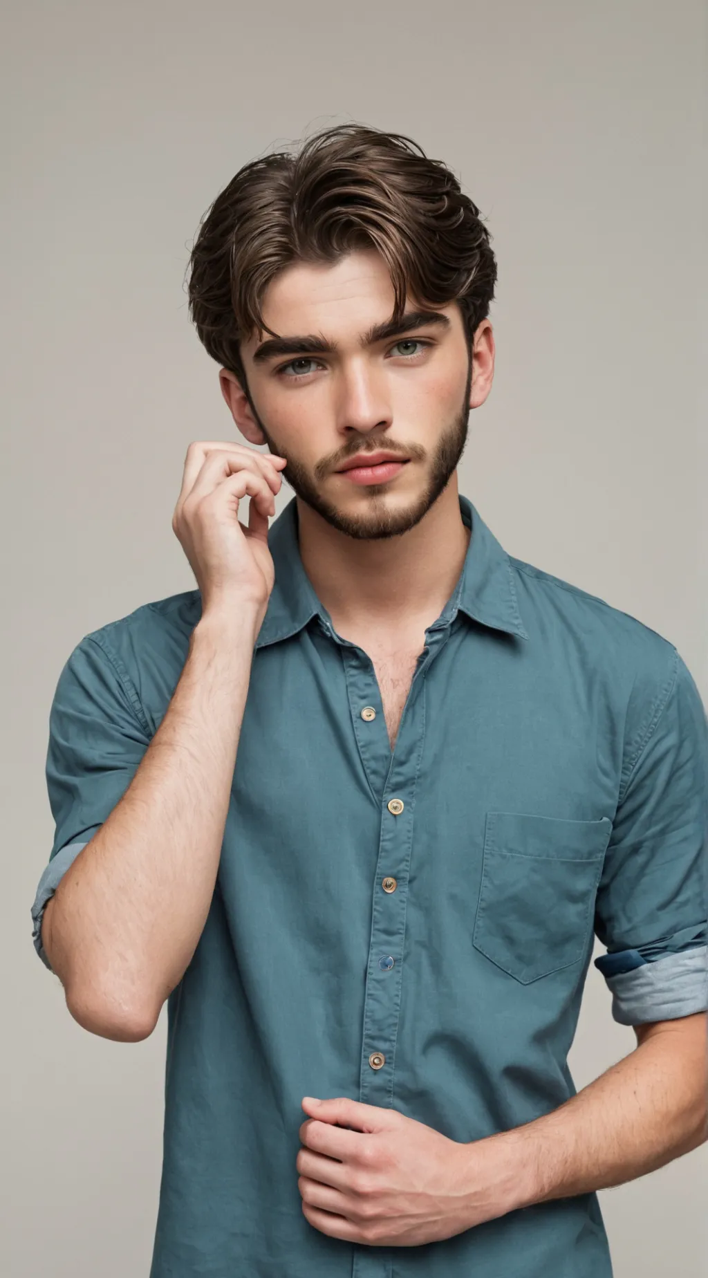 ai character: Man background