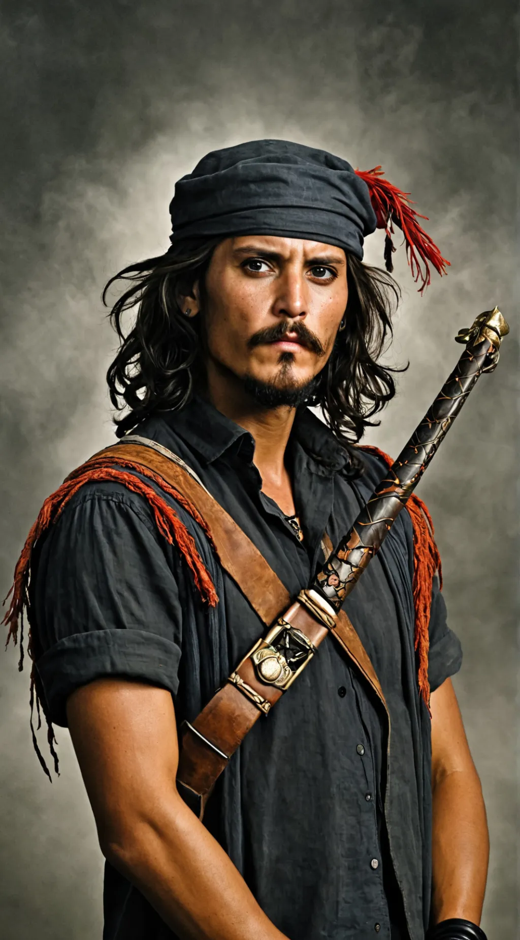 ai character: Capt. Jack Sparrow background
