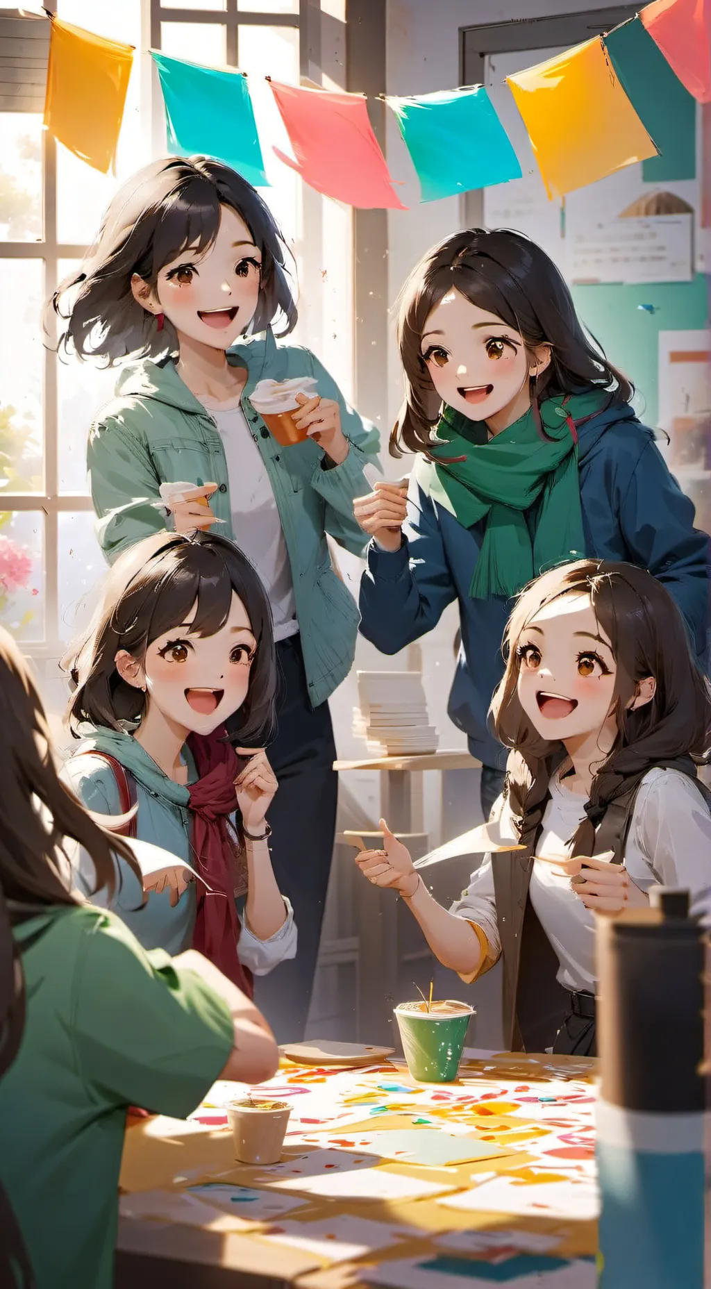 ai character: MHA GURLZ PARTY 🎉 background