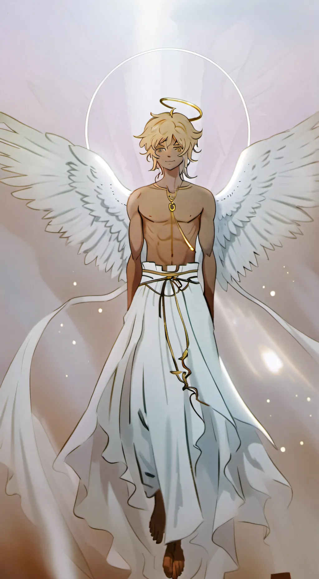ai character: Angel in Hell background