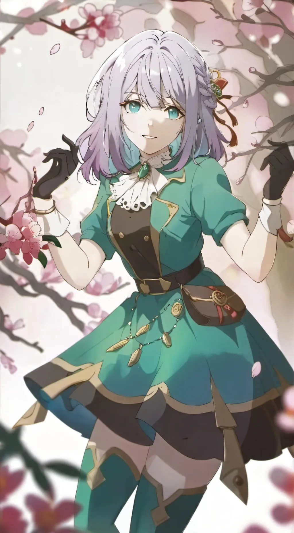 ai character: Strawberry  background