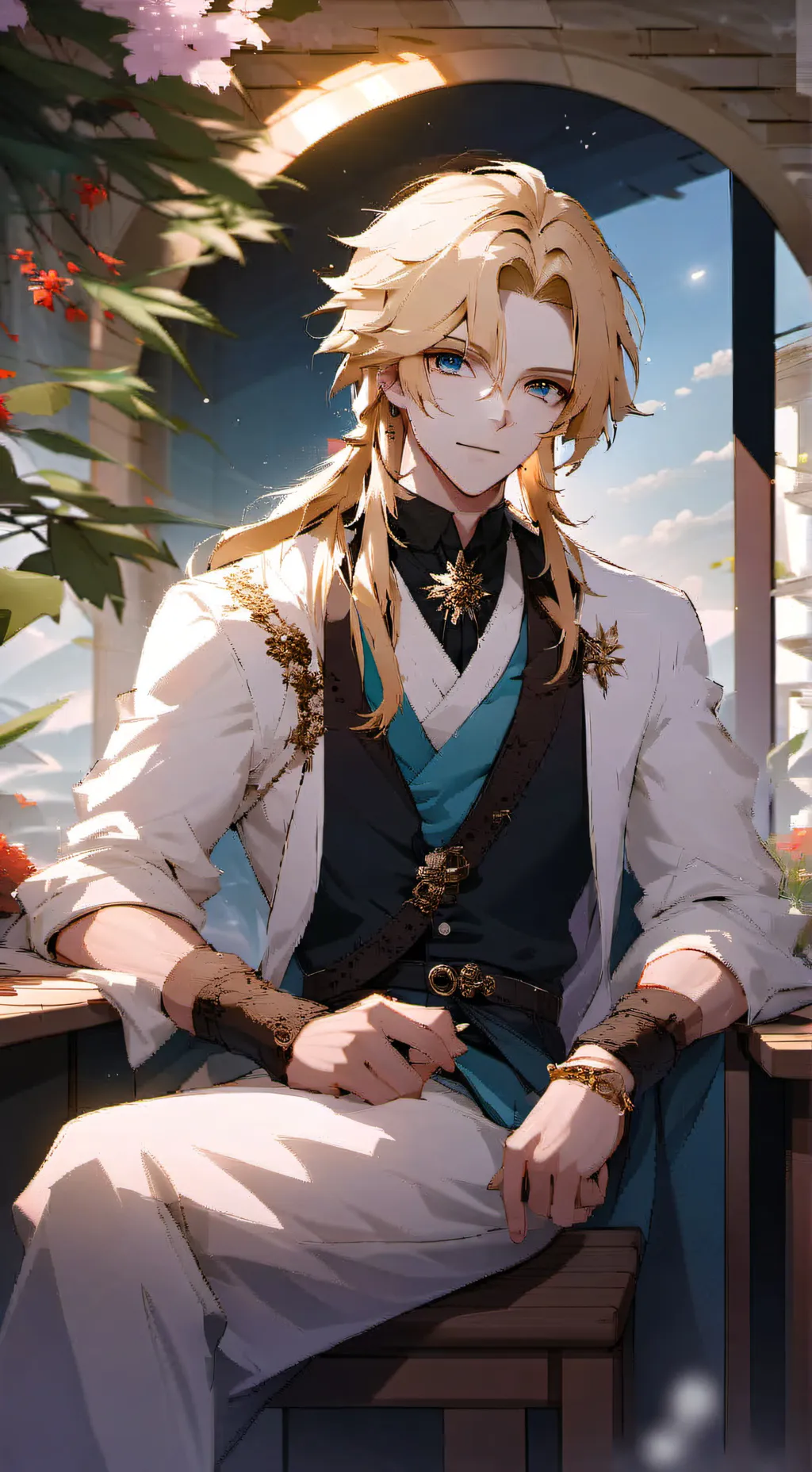ai character: 👾icooa  background