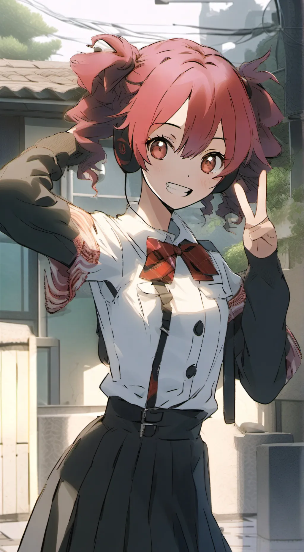 ai character: Kasene Teto background