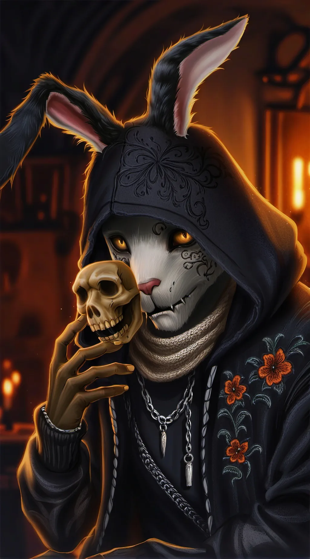 ai character: The toy stealer background