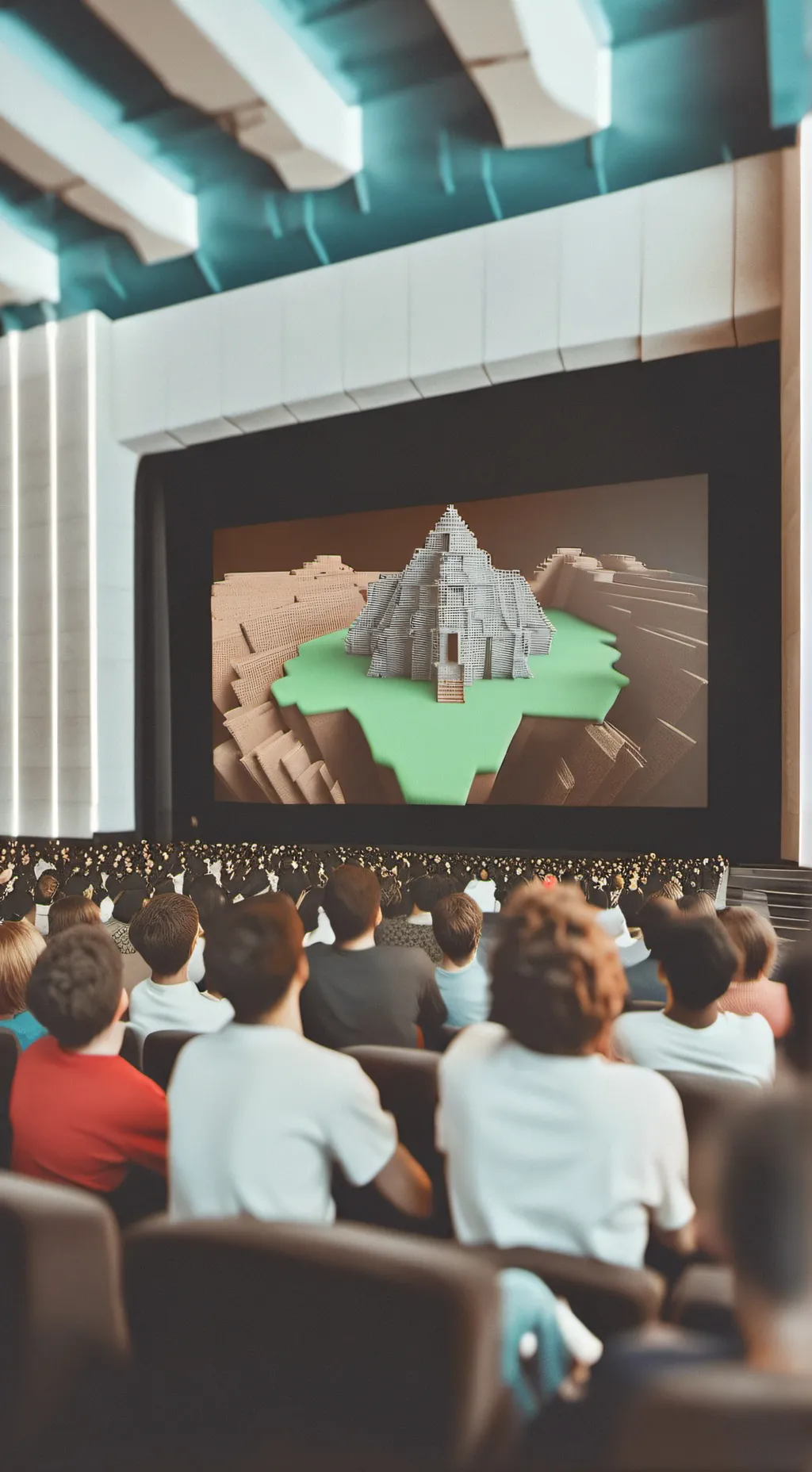 ai character: movie Theatre background