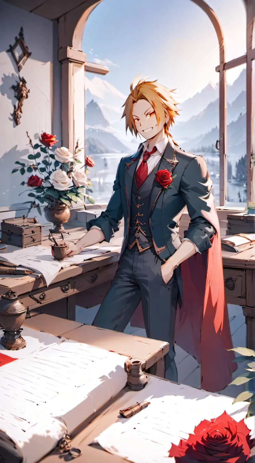 ai character: Rejected Denki 💔 background