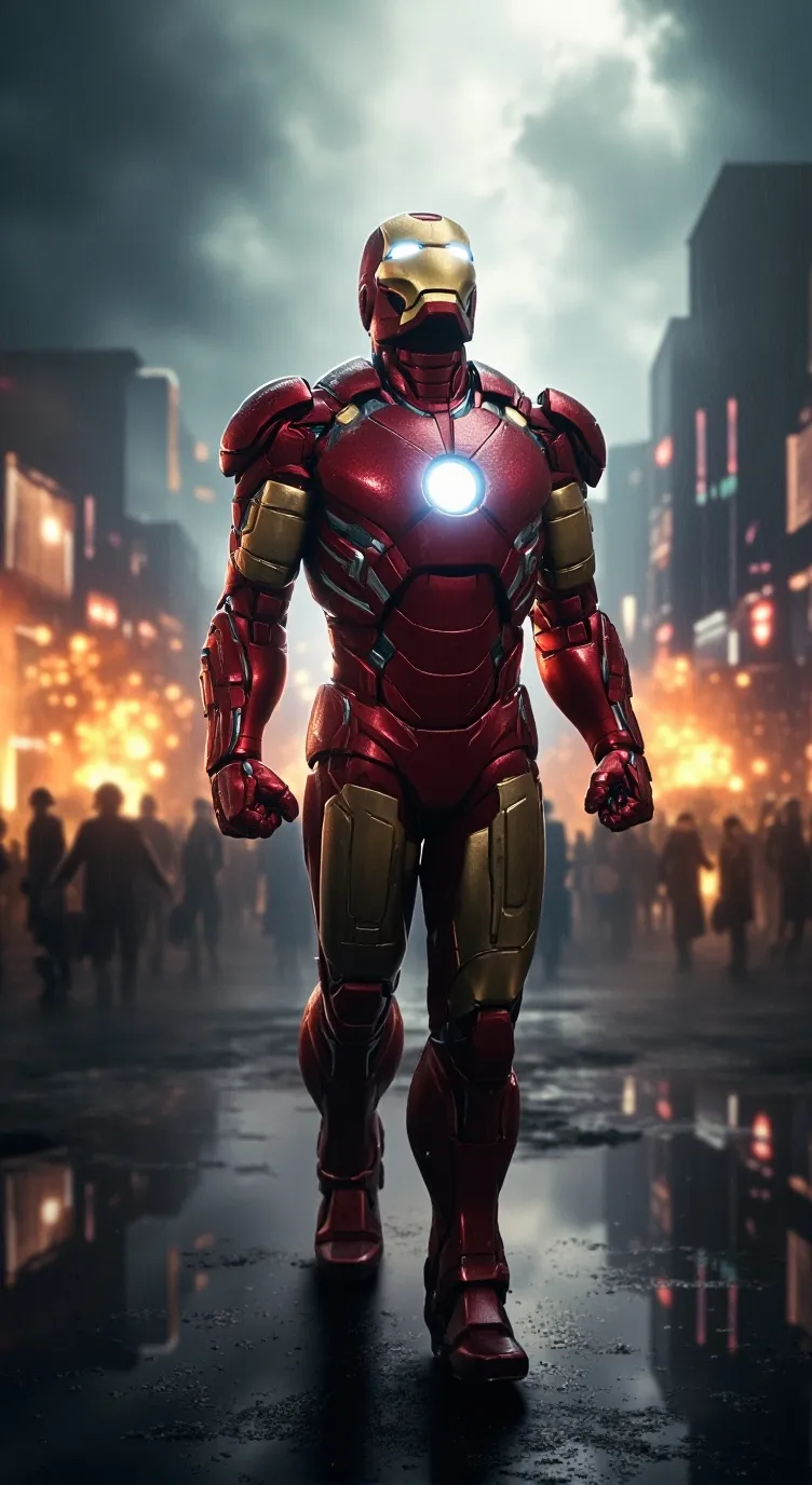 ai character: Ironman! background