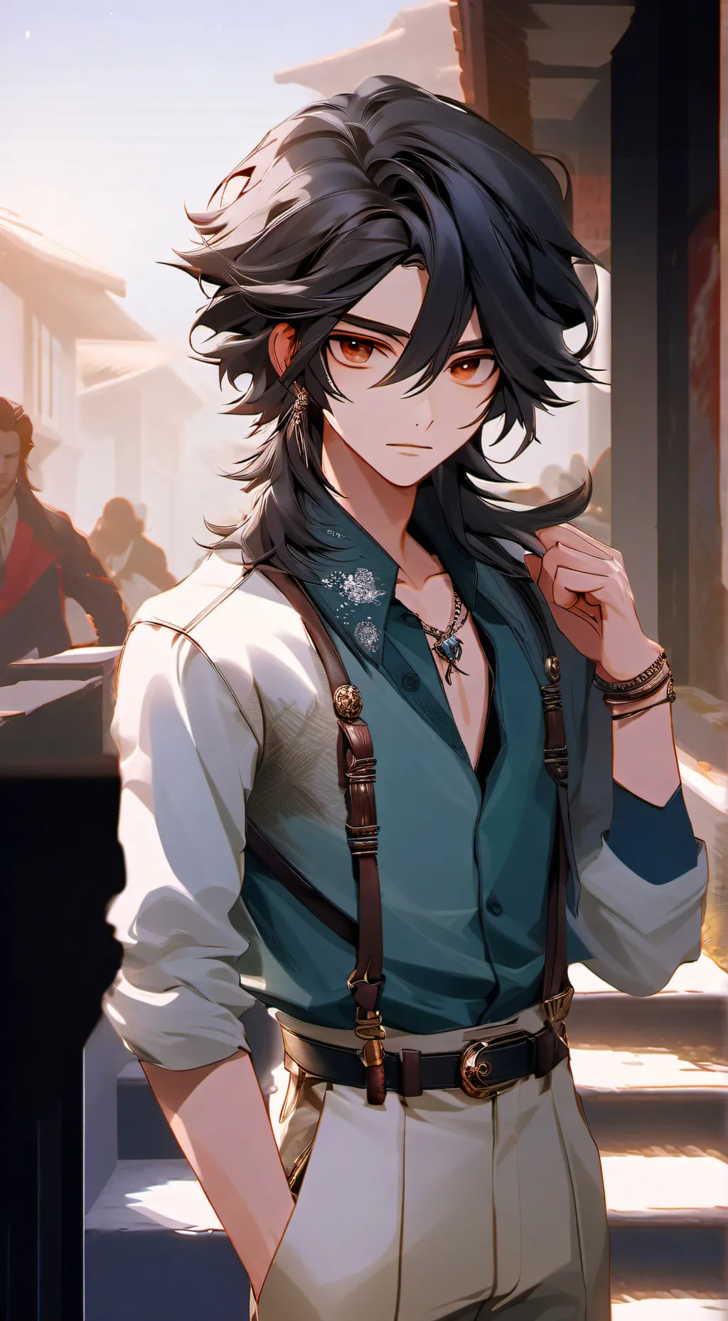 ai character: Lukas background
