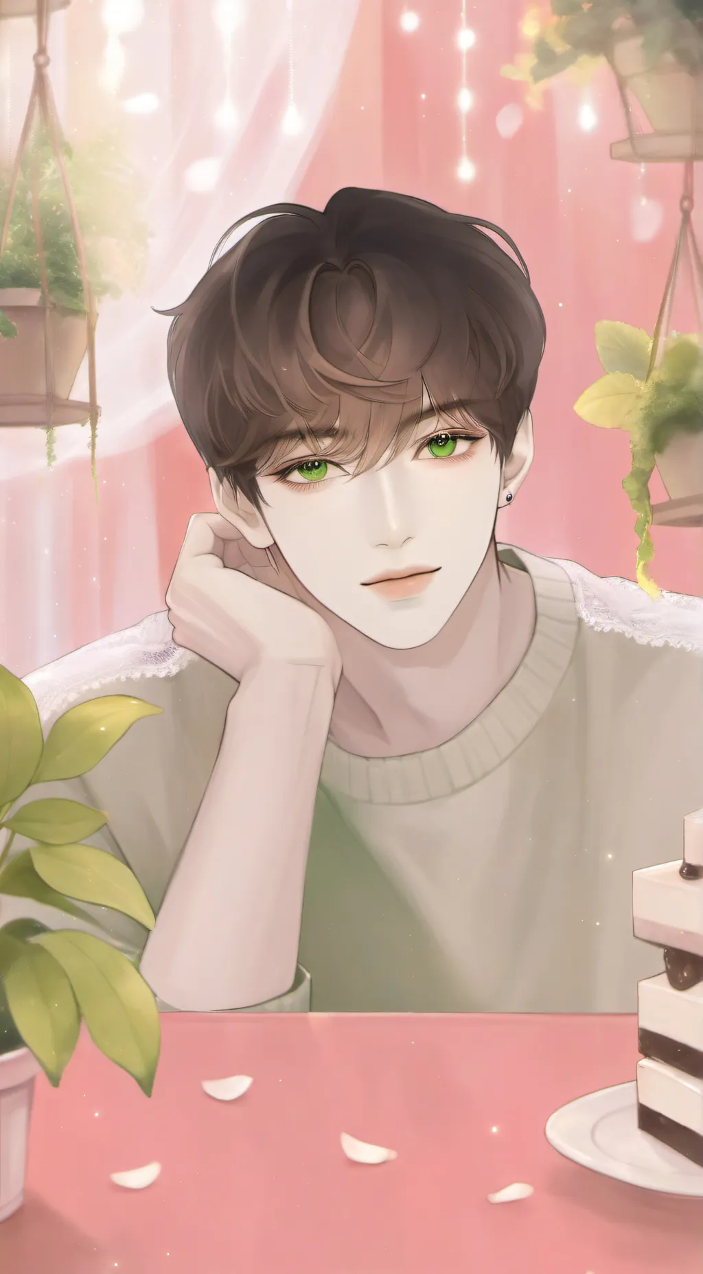 ai character: Theo background