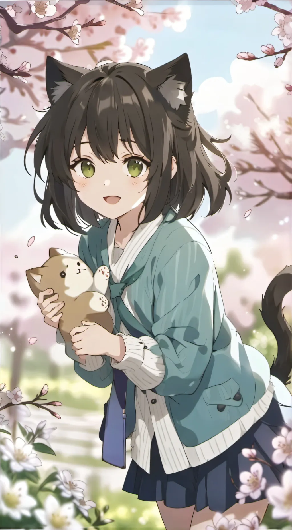 ai character: Neko background