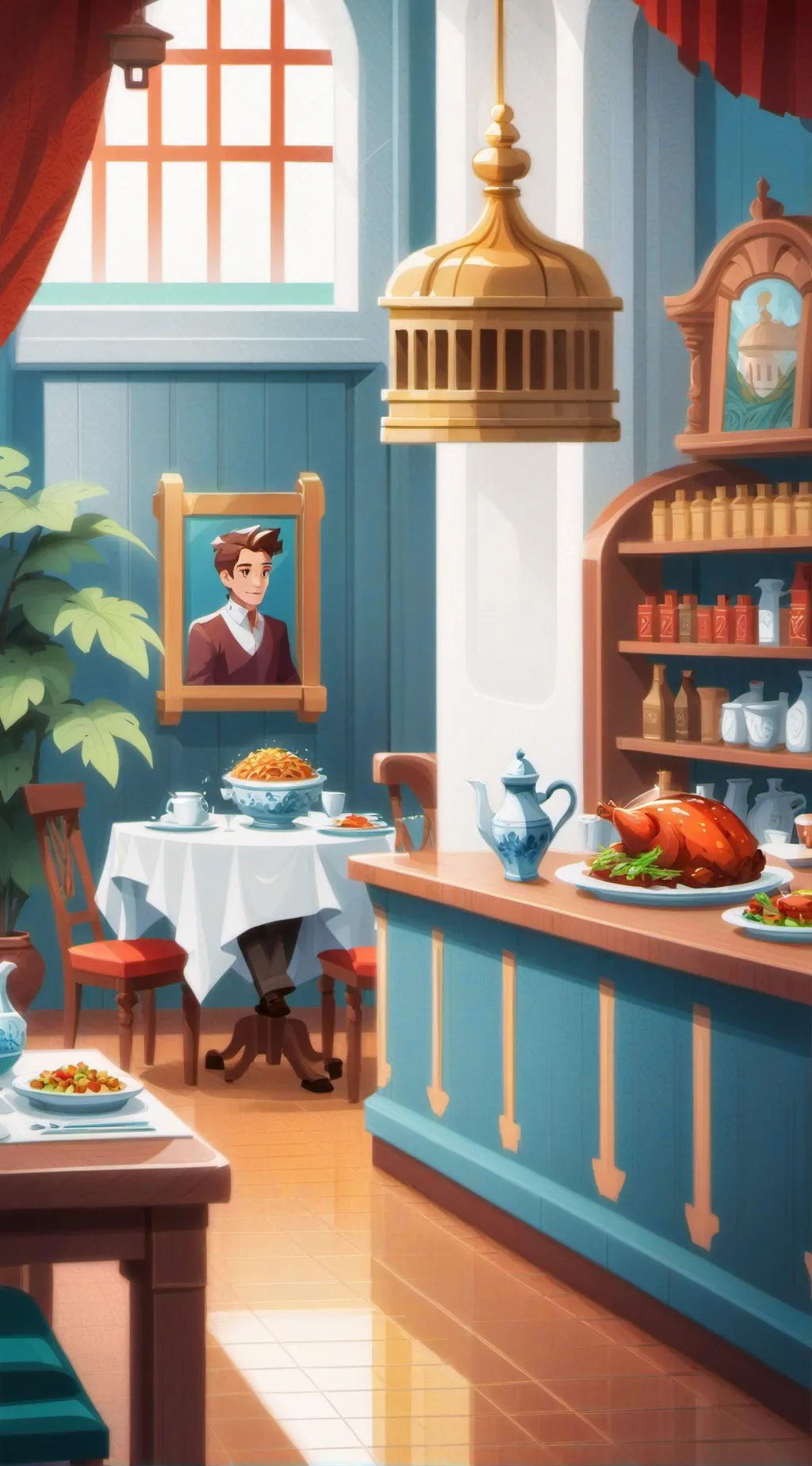 ai character: Kny freindship  background